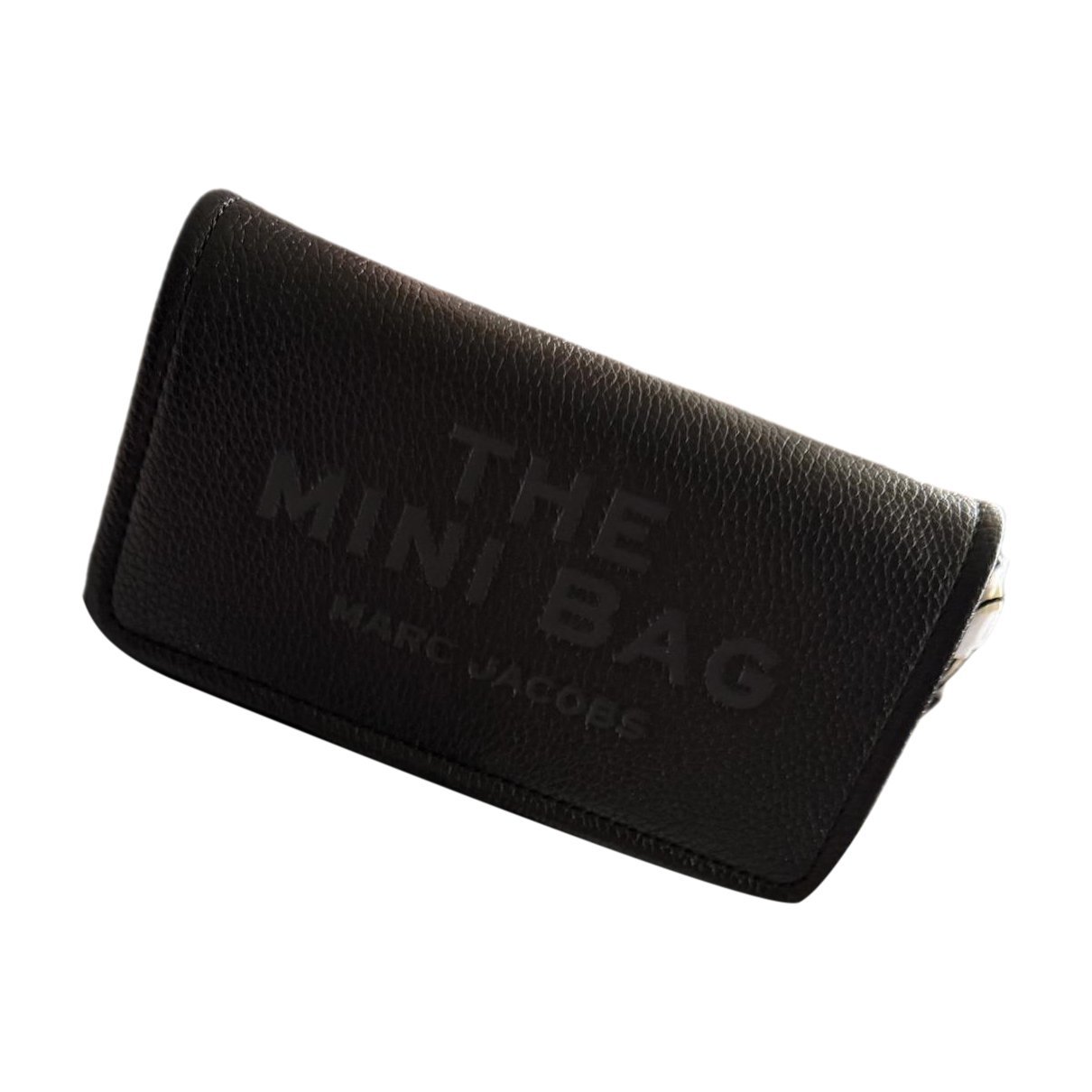 Snapshot leather clutch bag
