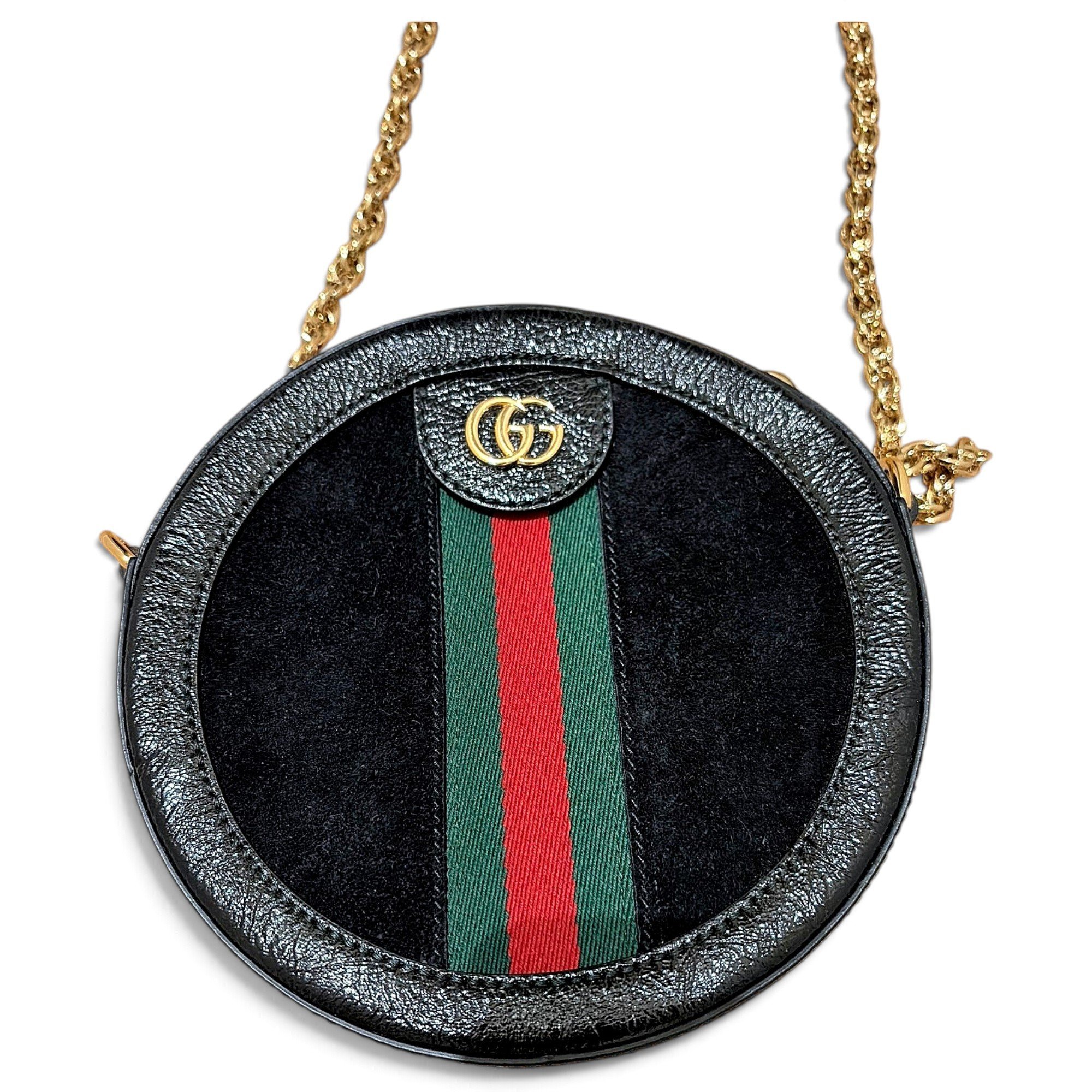 Ophidia Round crossbody bag