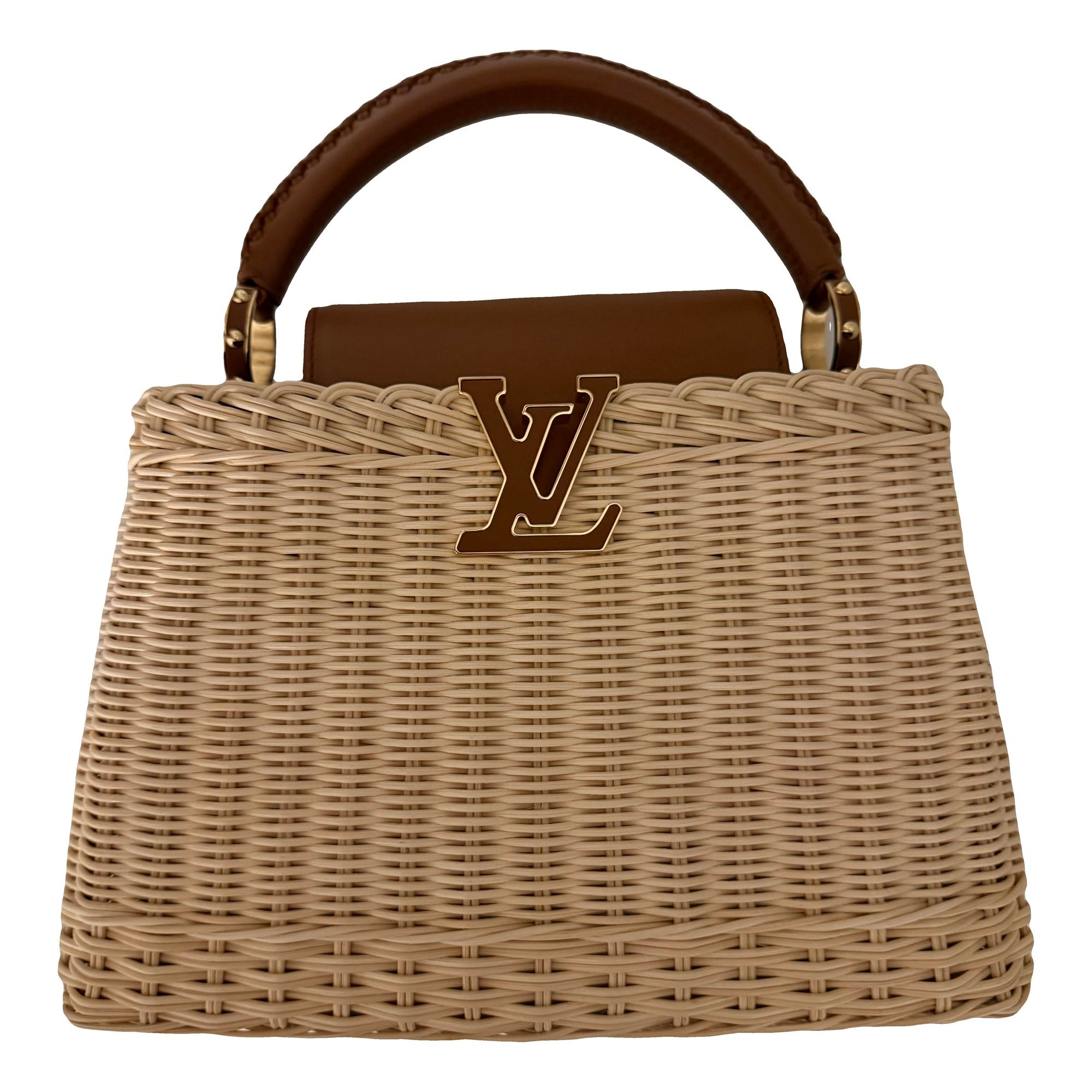 Capucines leather handbag