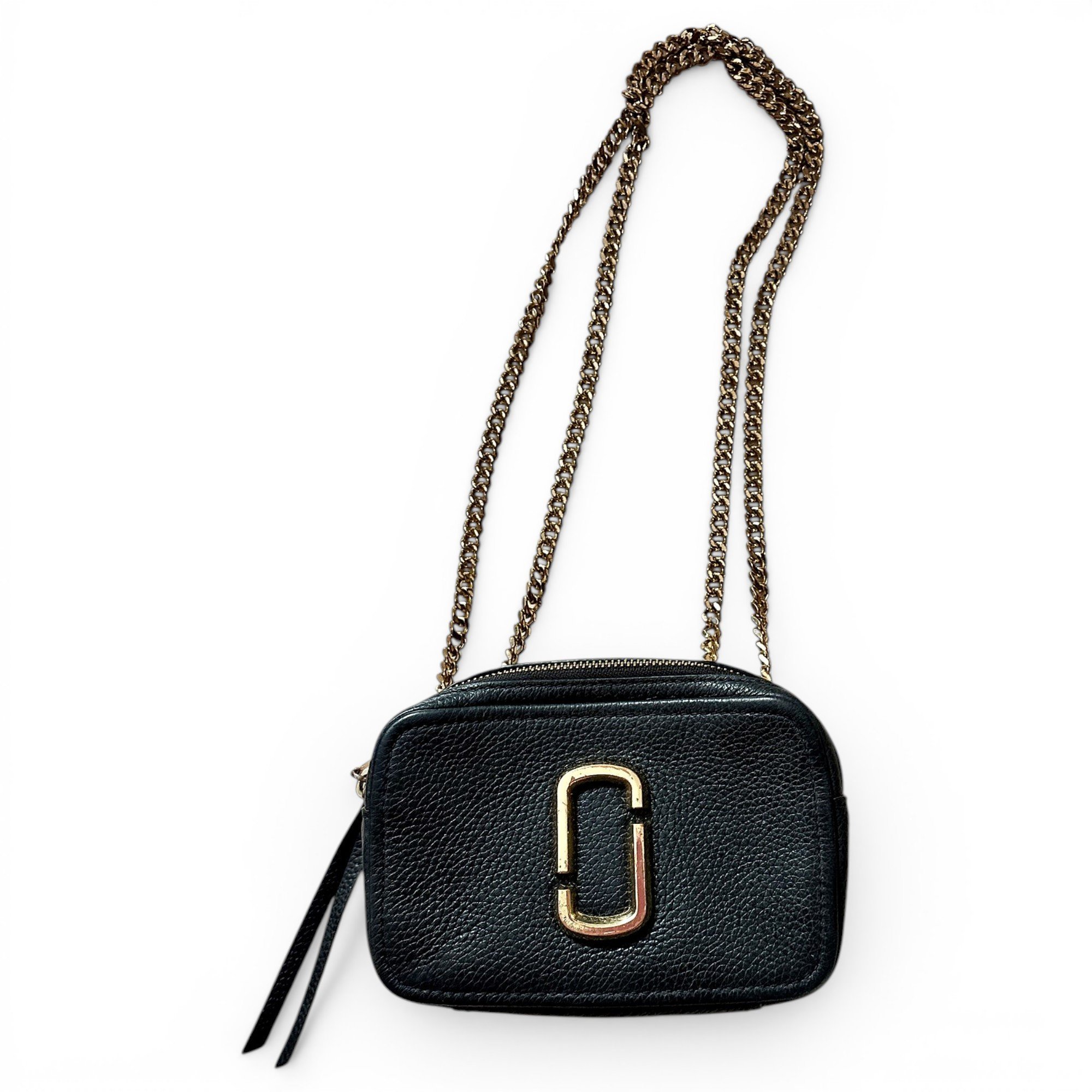 Snapshot leather crossbody bag