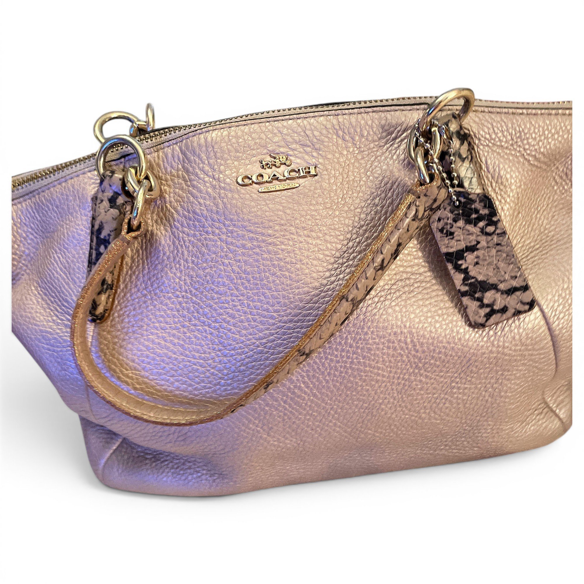 Leather tote