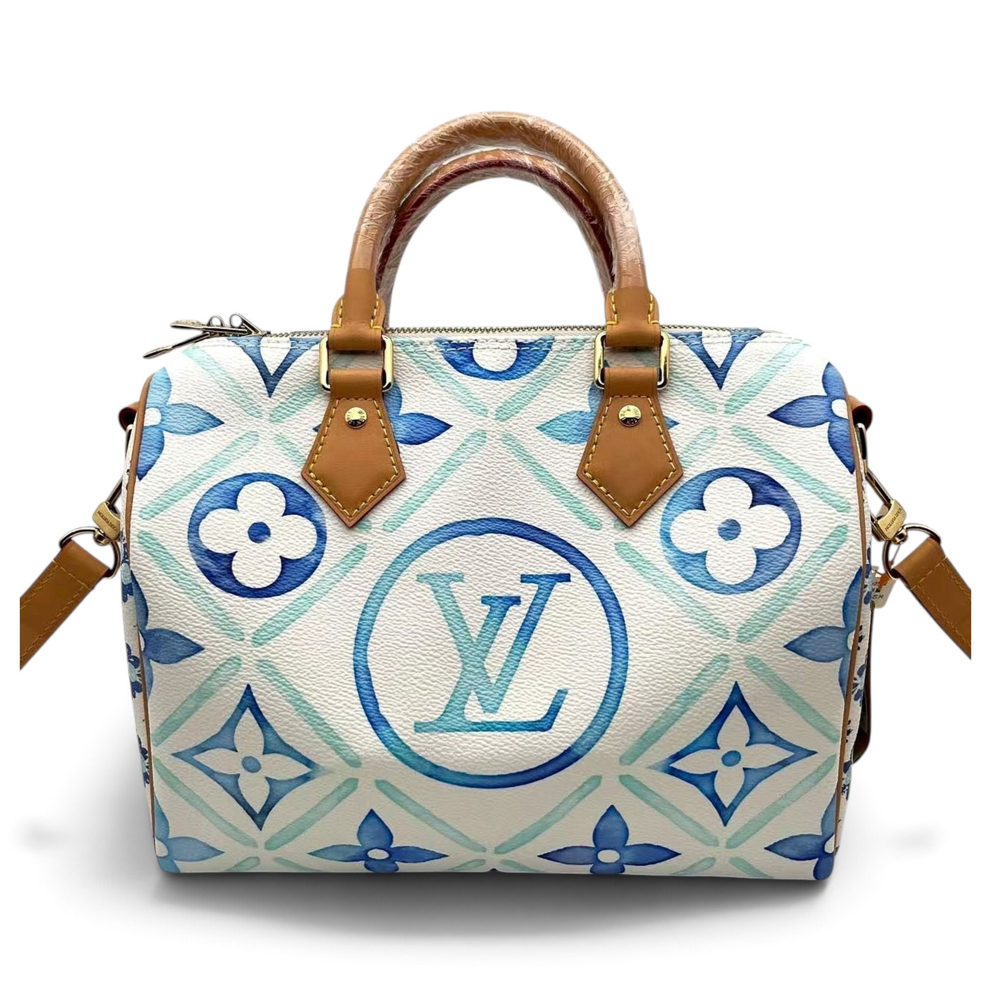 Speedy leather handbag