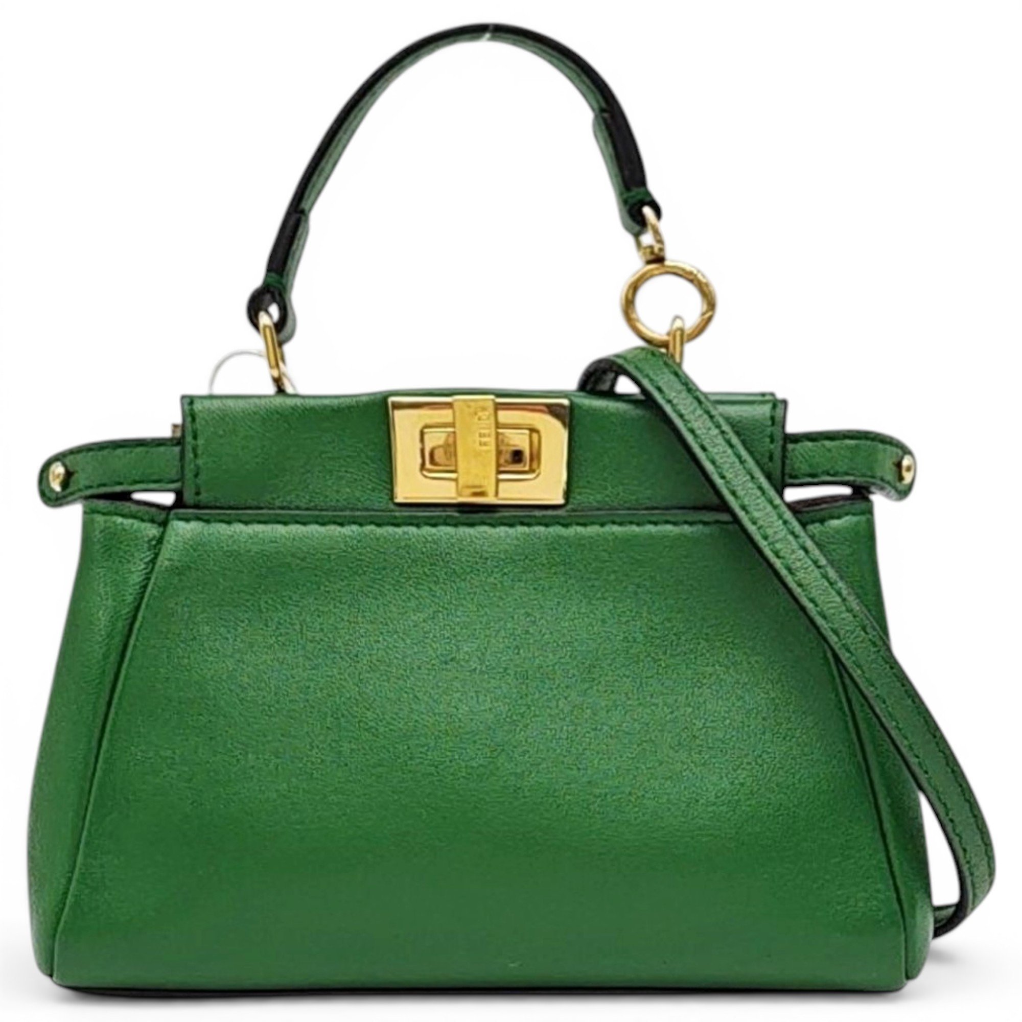 Peekaboo leather handbag