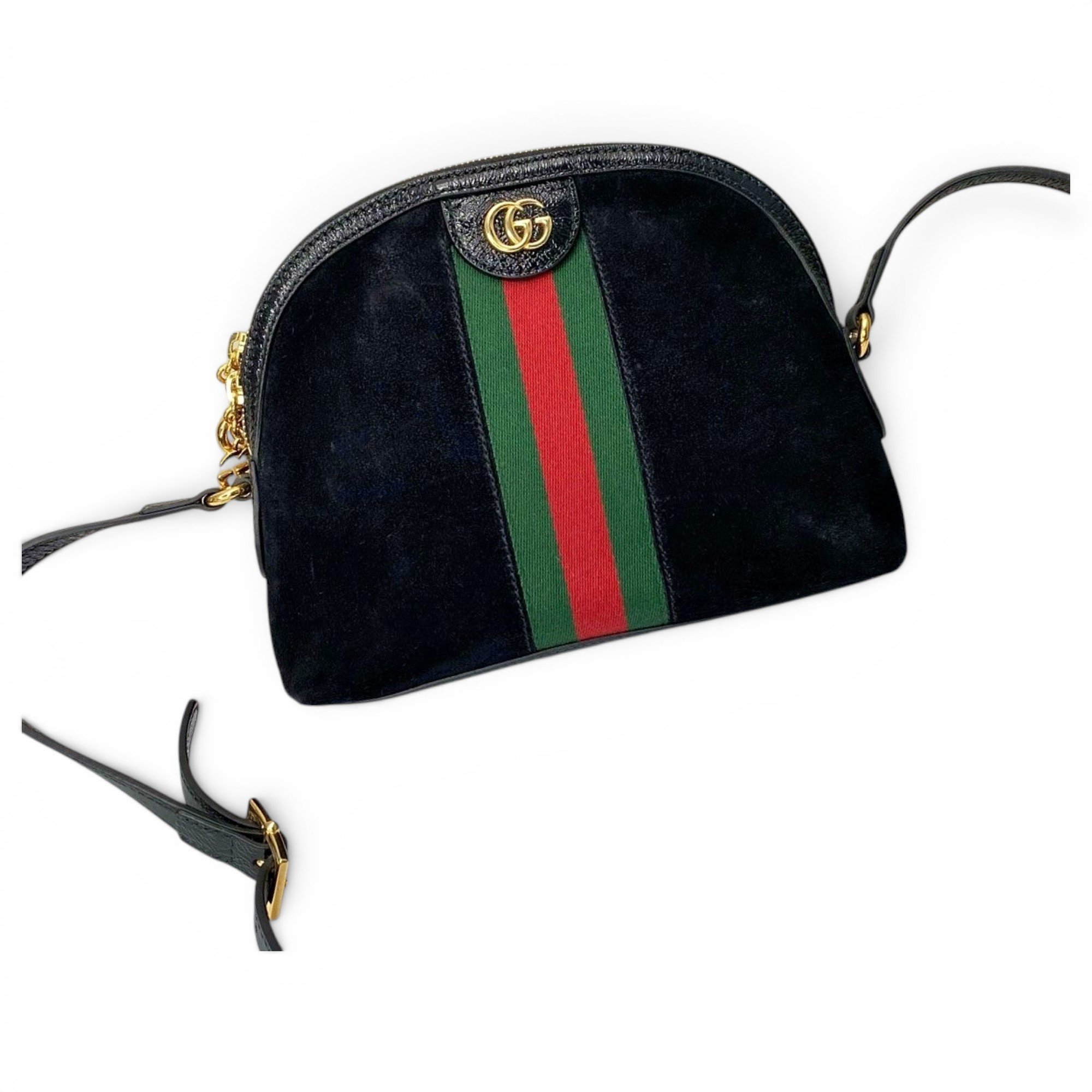 Ophidia Dome leather handbag
