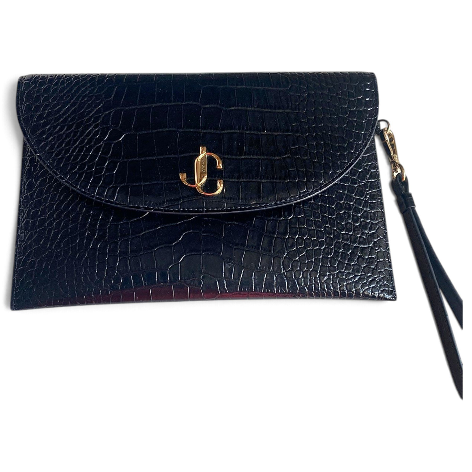 Rosetta leather clutch bag