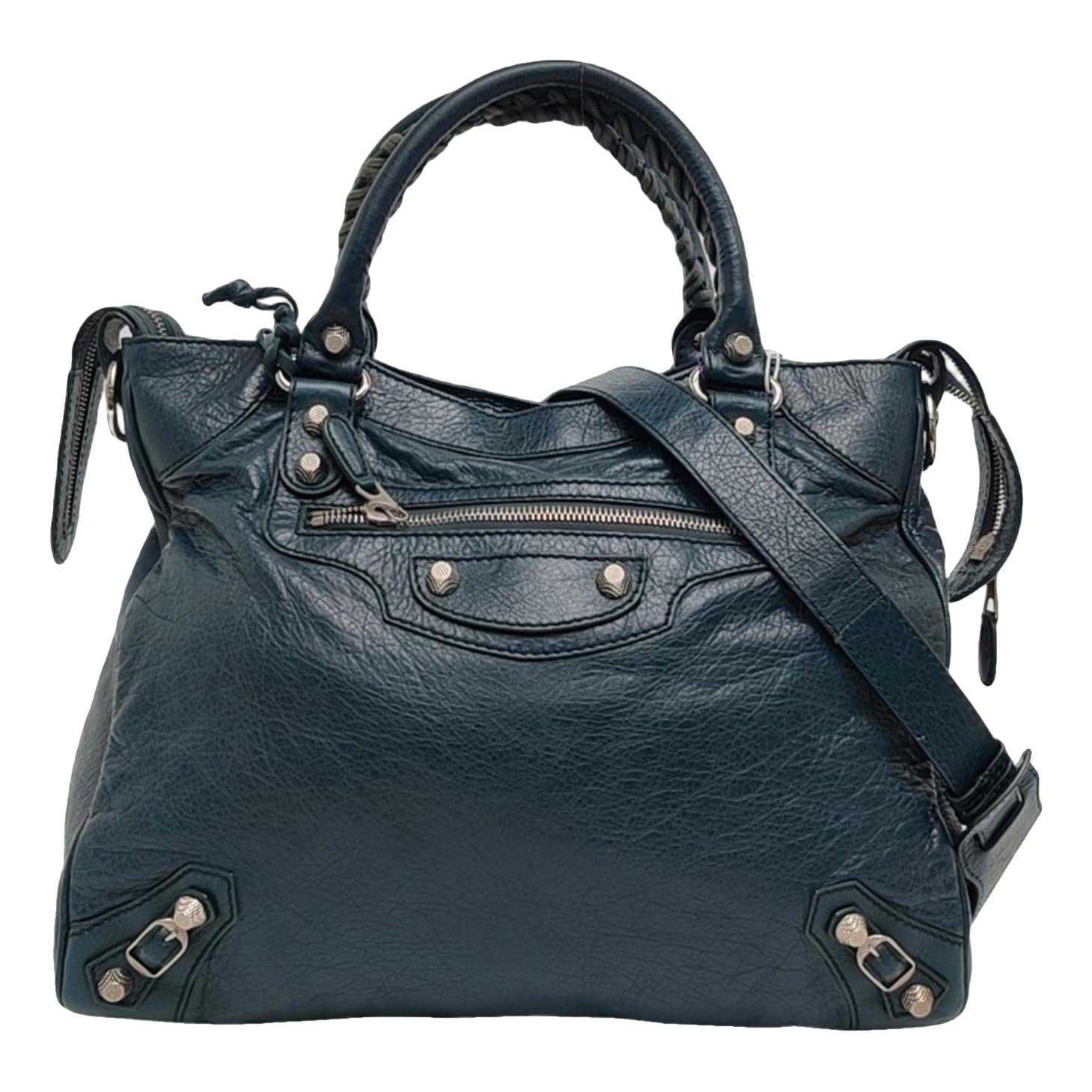 Leather handbag