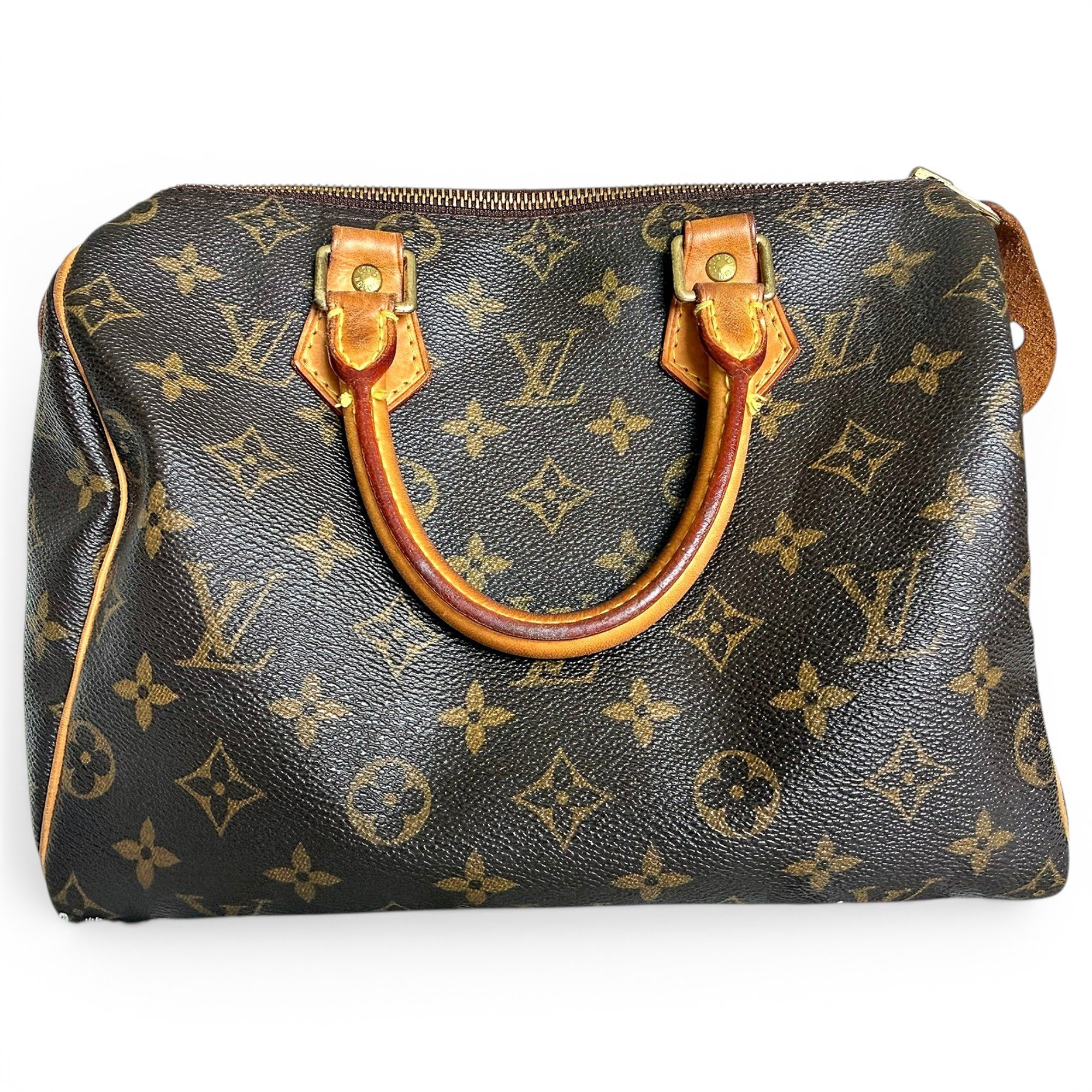 Speedy leather handbag