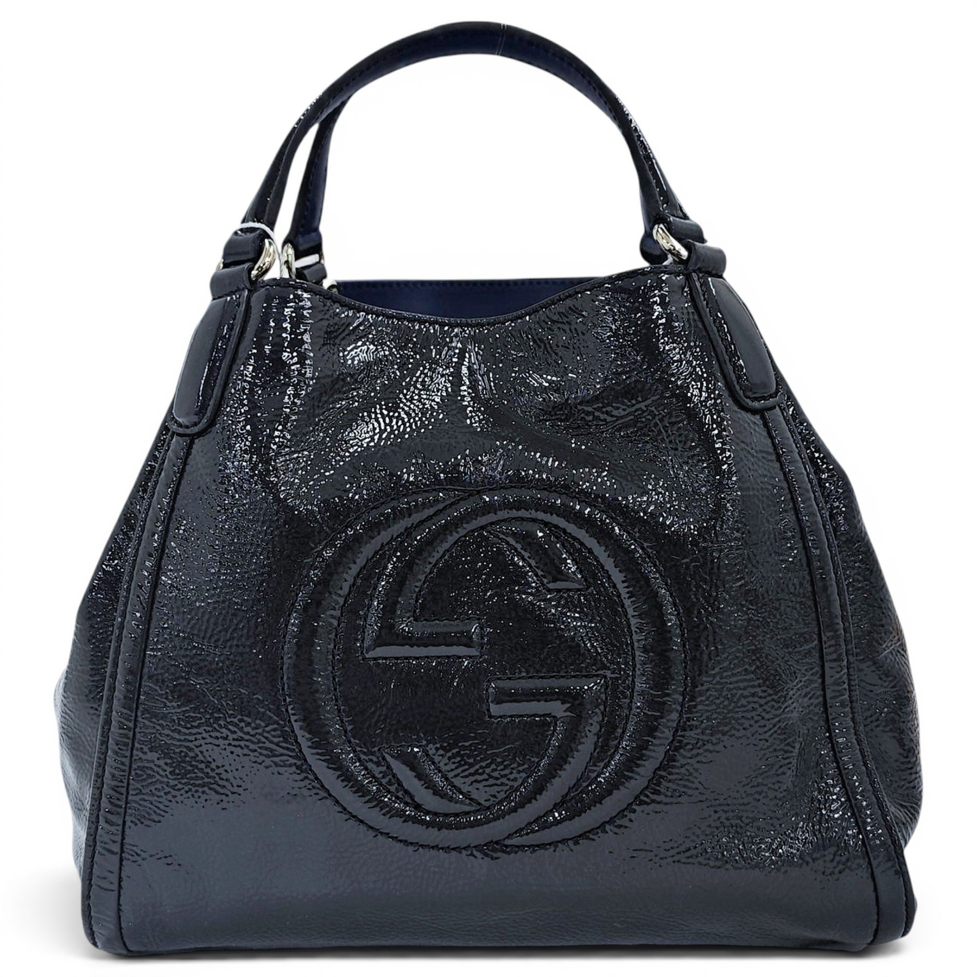 Soho patent leather handbag