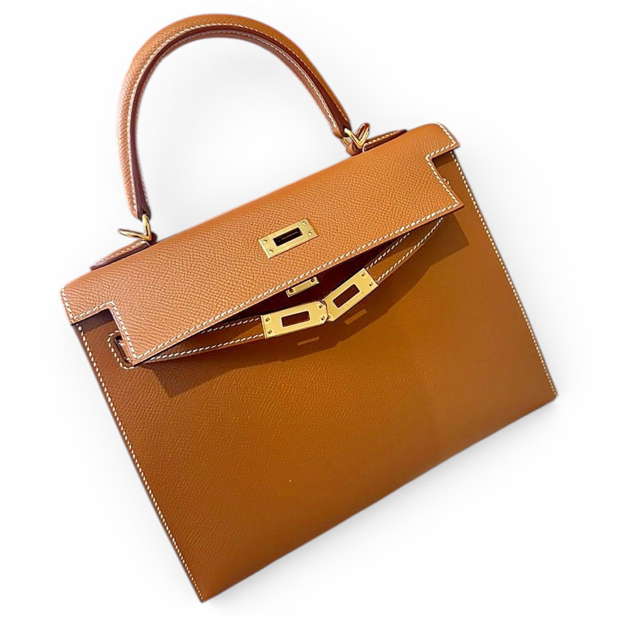 Kelly 25 leather handbag