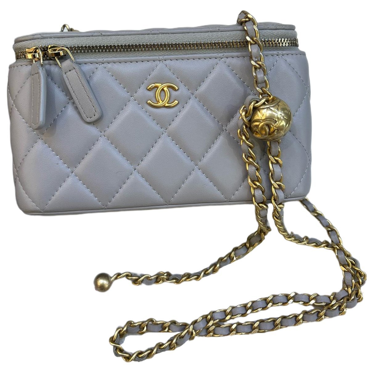 Trendy CC Vanity leather handbag
