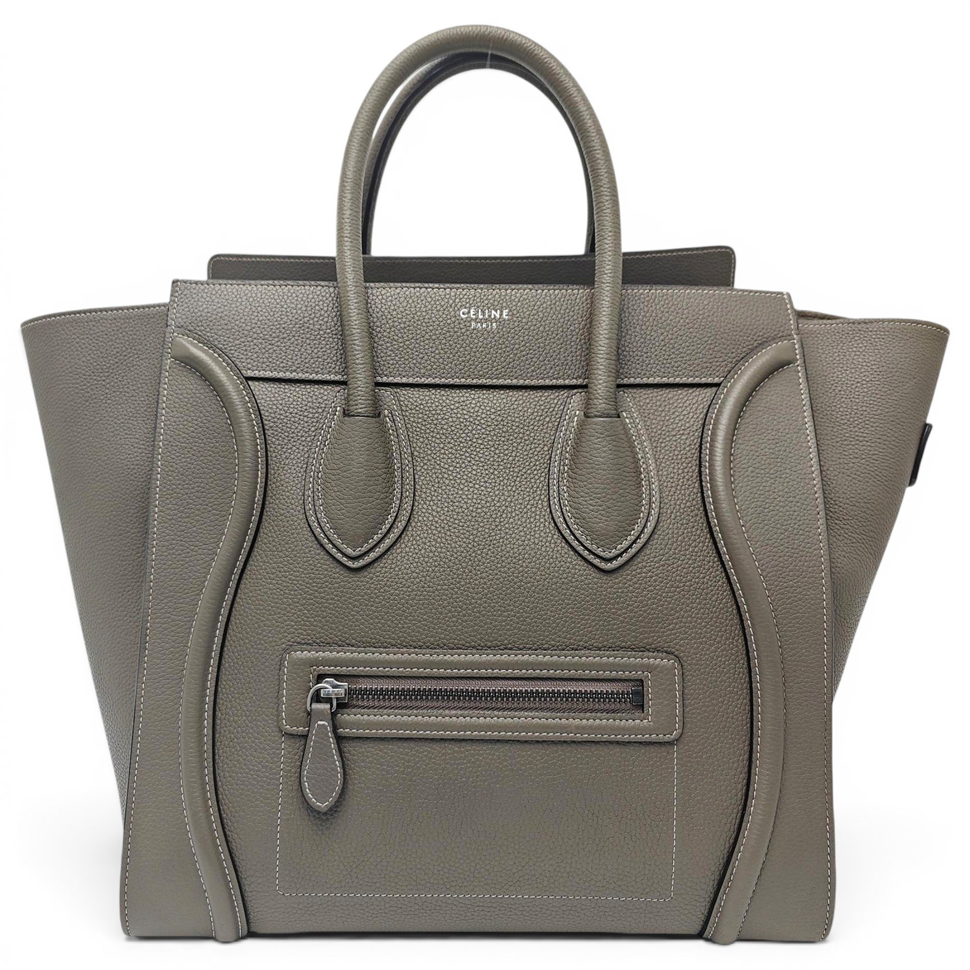 Luggage leather tote
