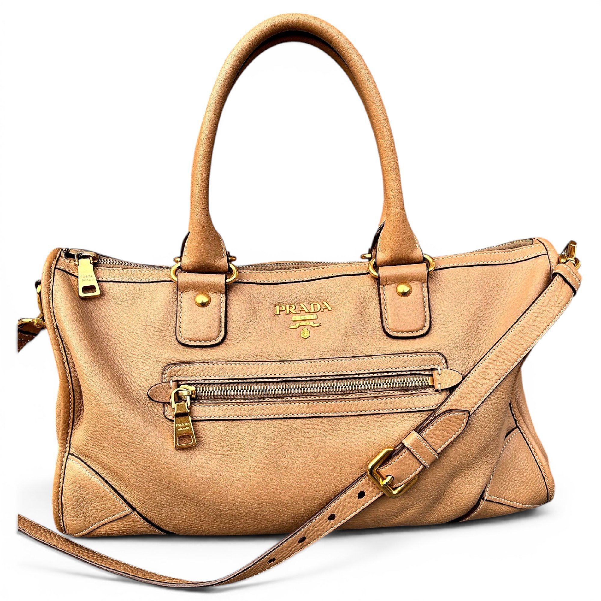 Leather handbag