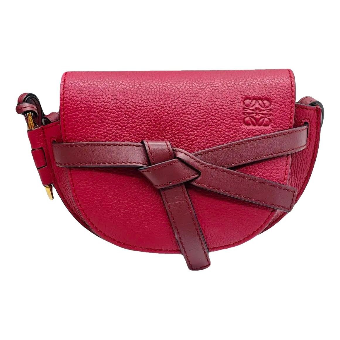 Gate leather crossbody bag