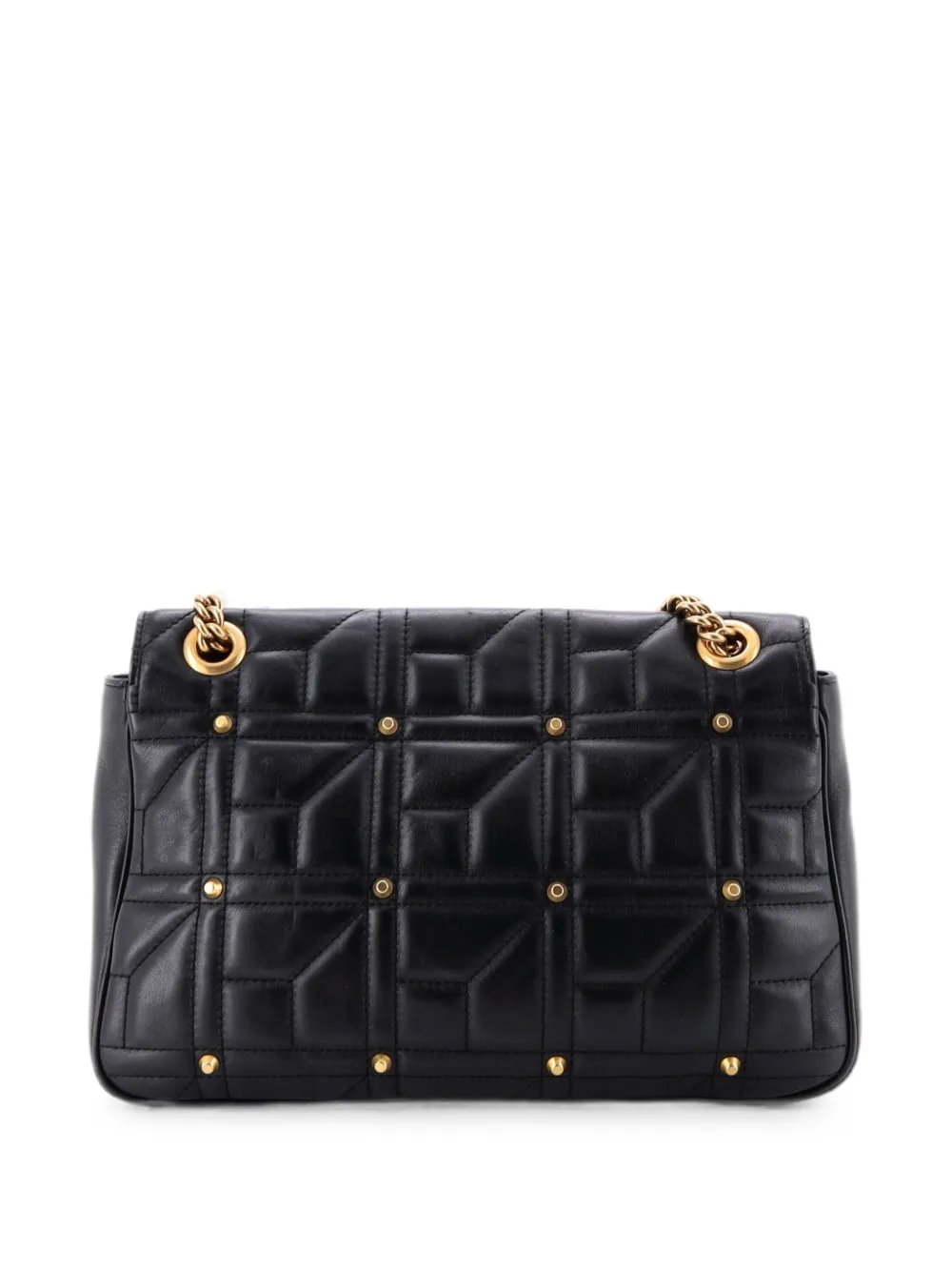 GG Marmont Flap Bag Studded Matelasse Leather Medium shoulder bag