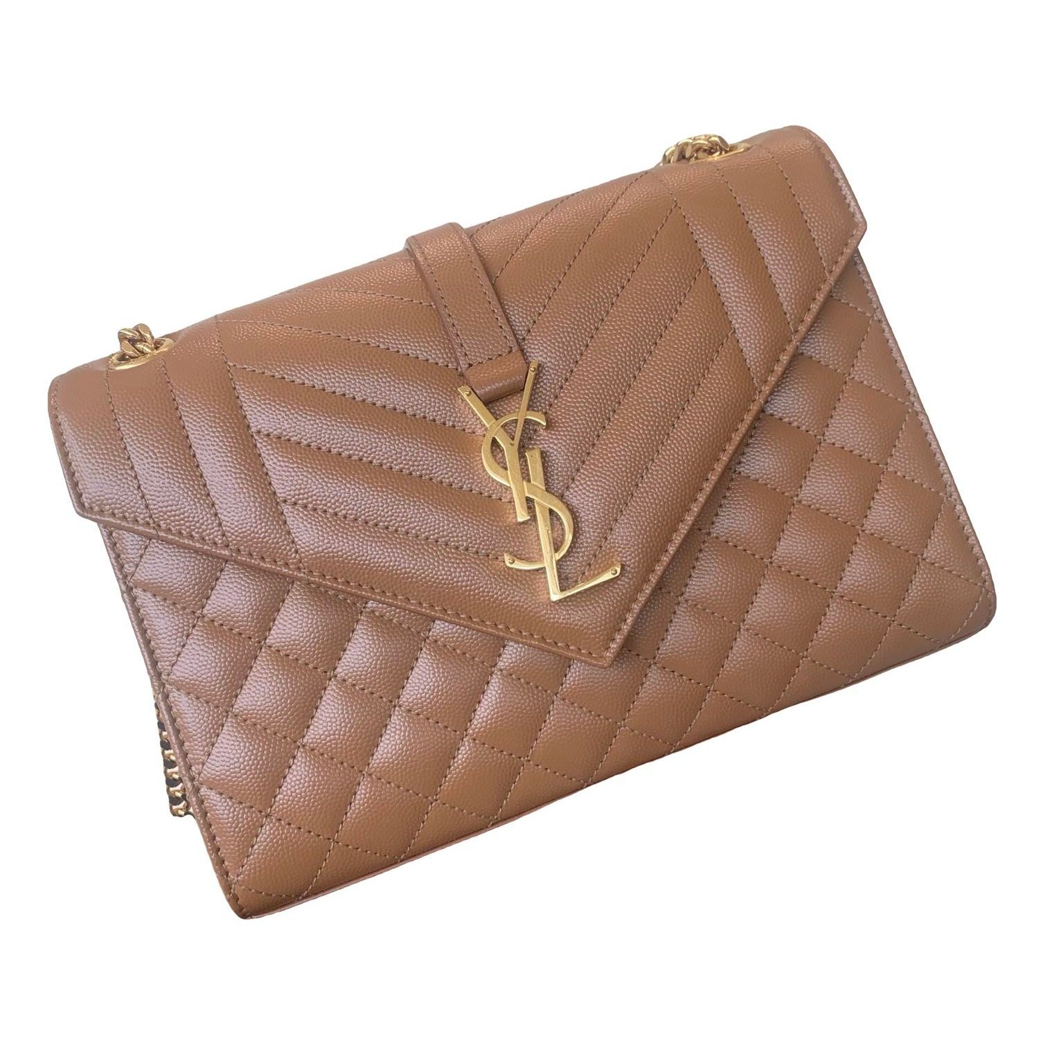 Envelope leather handbag