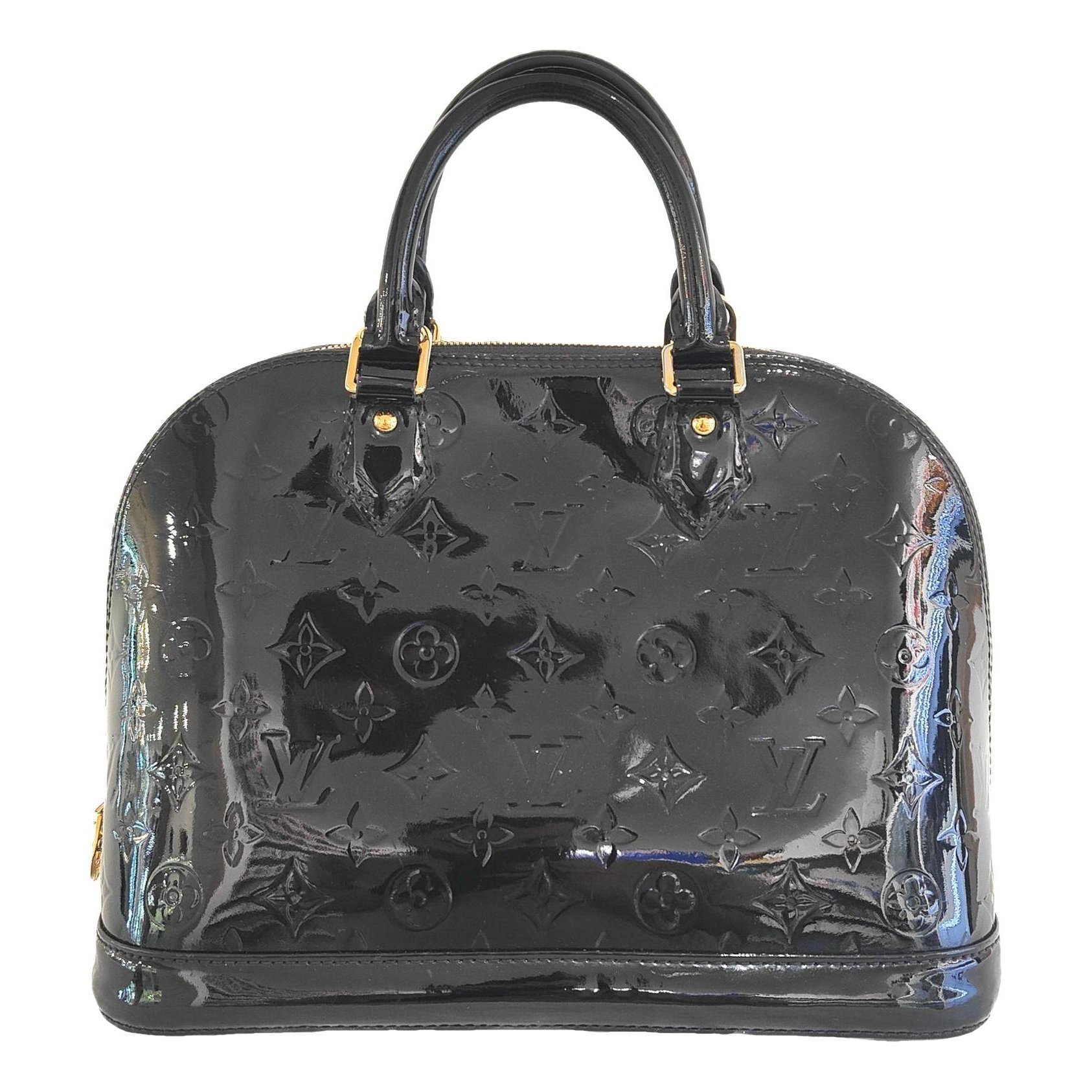 Alma patent leather handbag