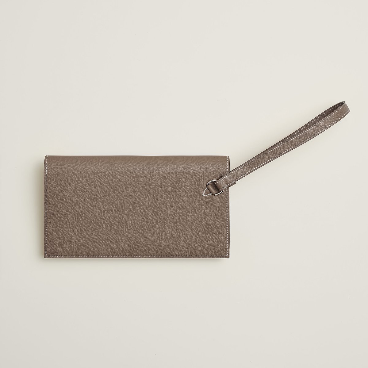 Étoupe Kelly Pocket Long Wallet