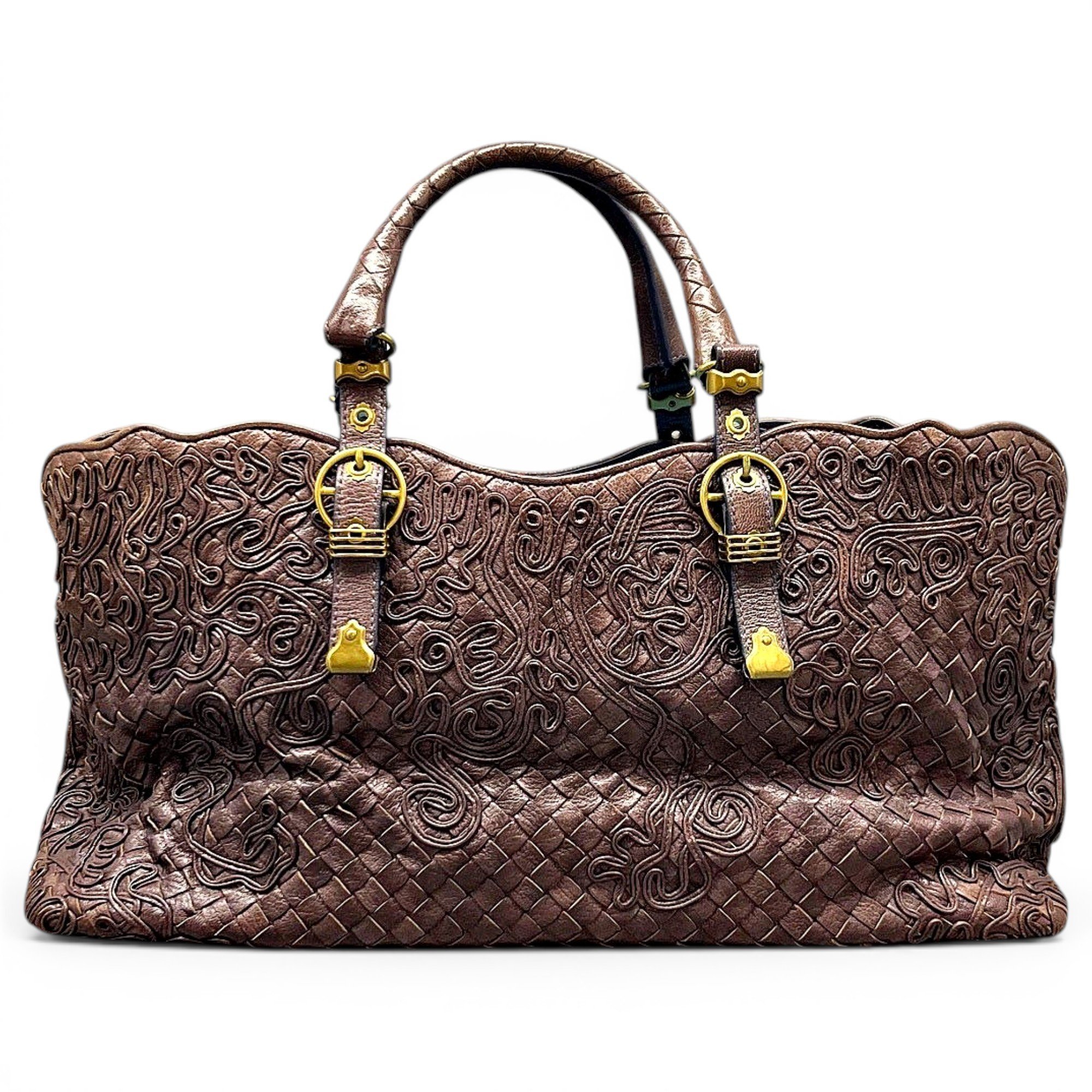 Leather handbag