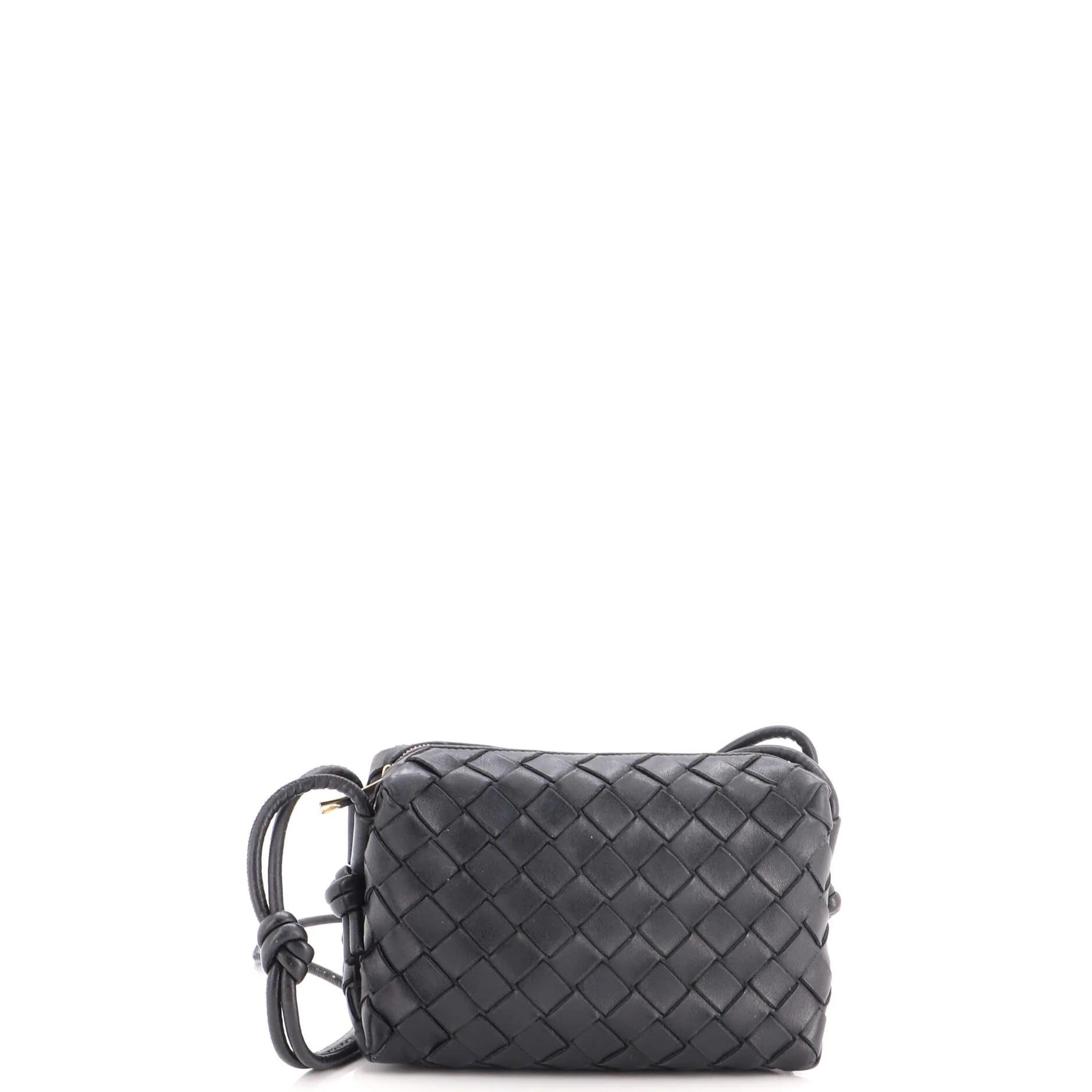 Loop leather crossbody bag