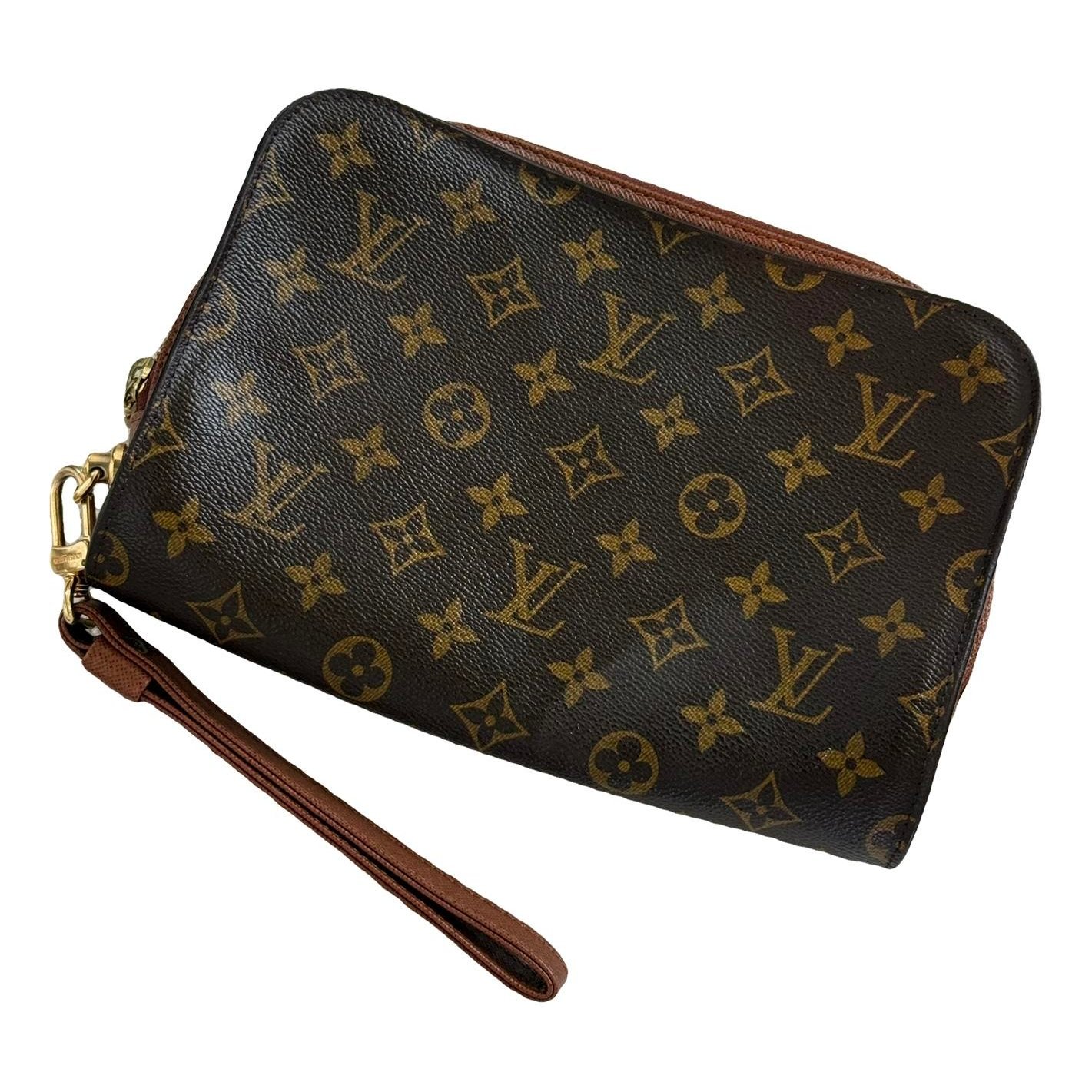 Orsay leather clutch bag