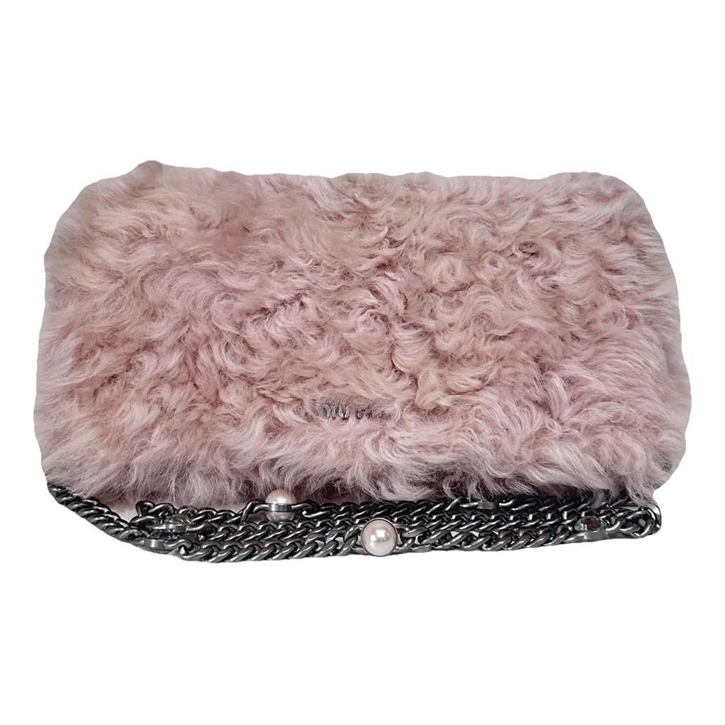 Miu Club wool handbag