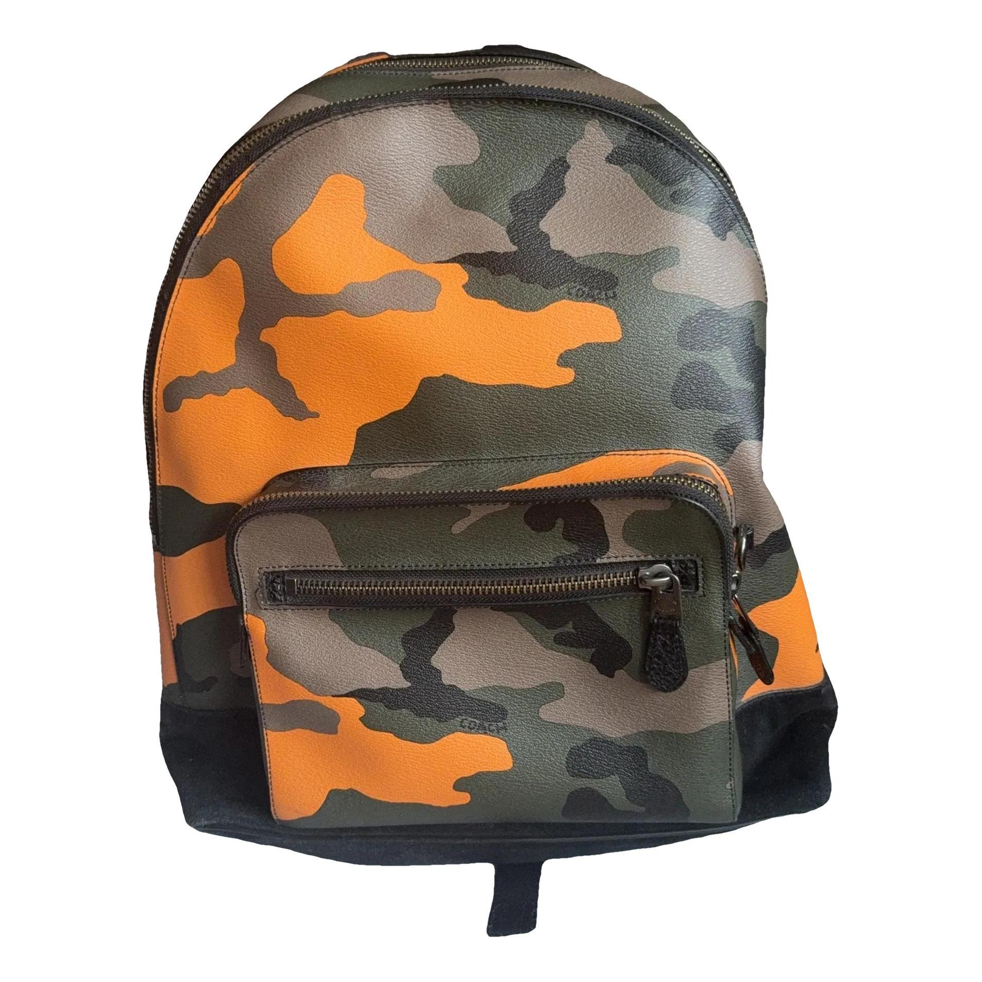 Leather backpack