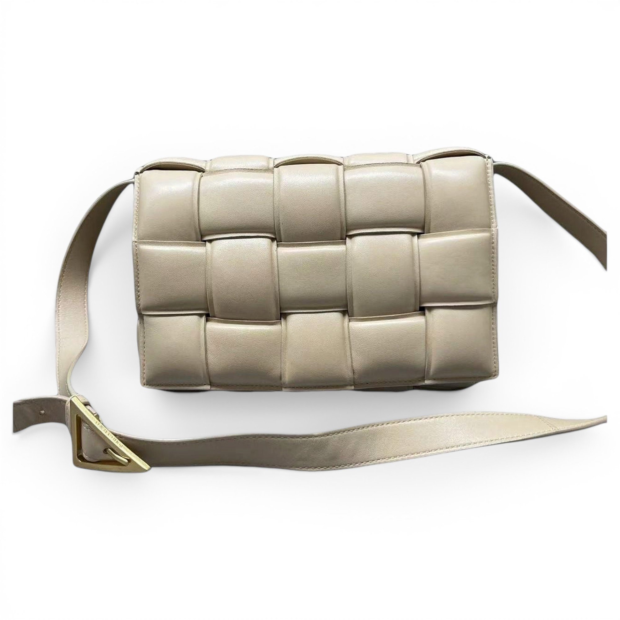 Cassette Padded leather handbag