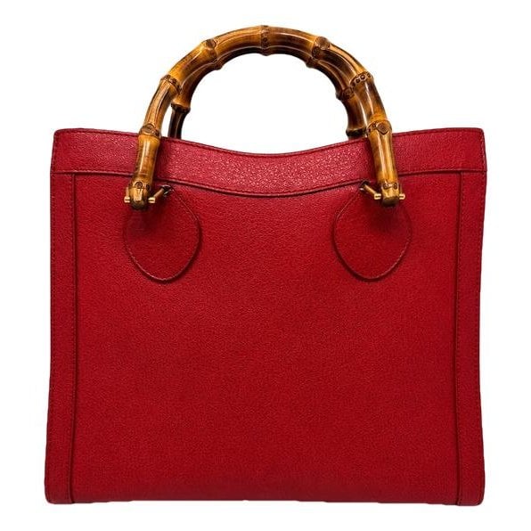 Bamboo leather handbag
