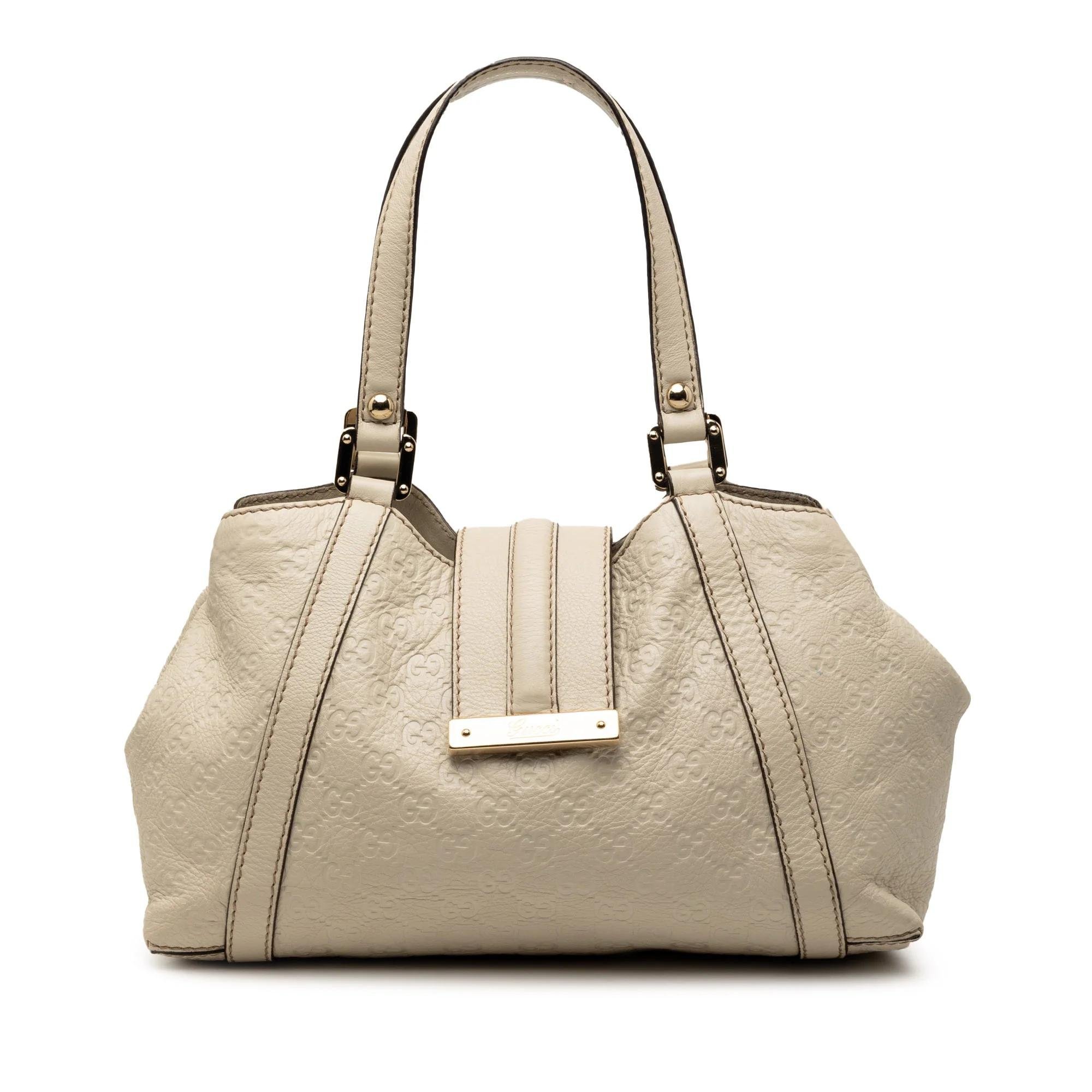 Leather tote
