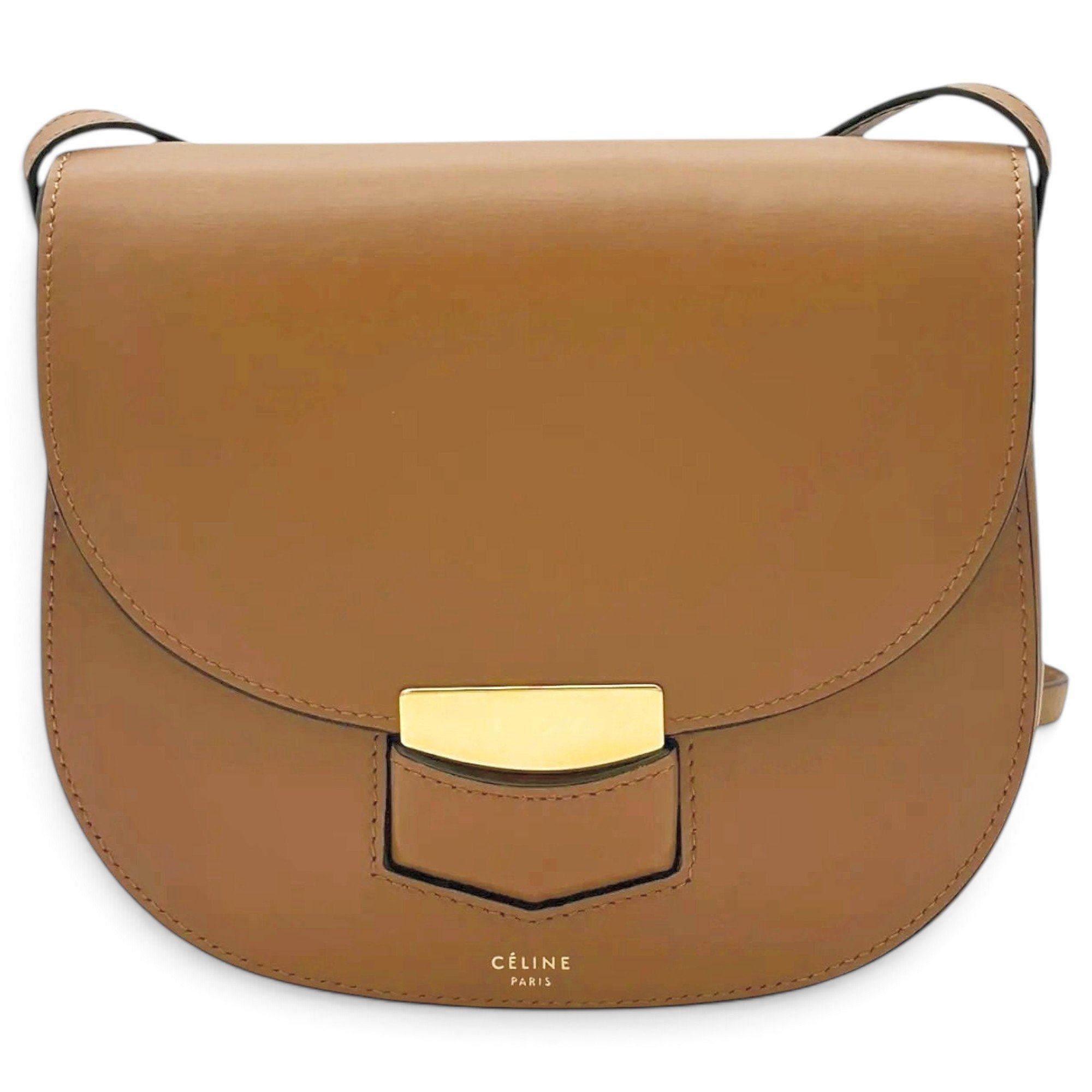 Trotteur leather crossbody bag