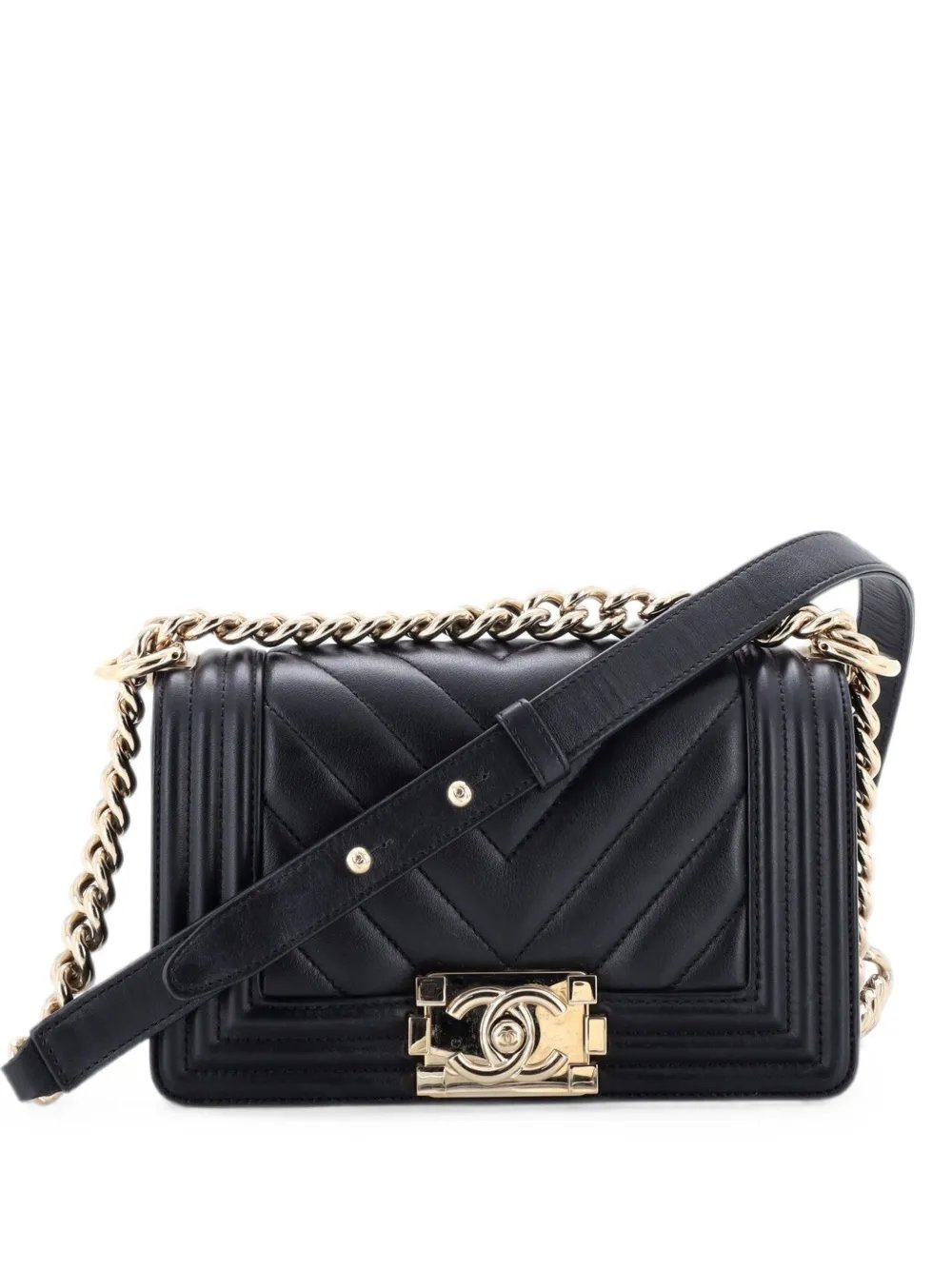 Boy Flap Bag Chevron Calfskin Small crossbody bag
