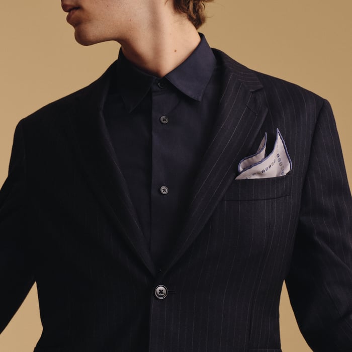 H Tonneau Multicolore Pocket Square 45