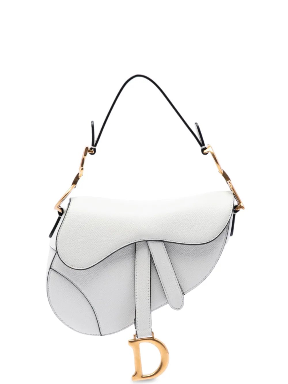 2020 Mini Grained Calfskin Saddle Bag satchel
