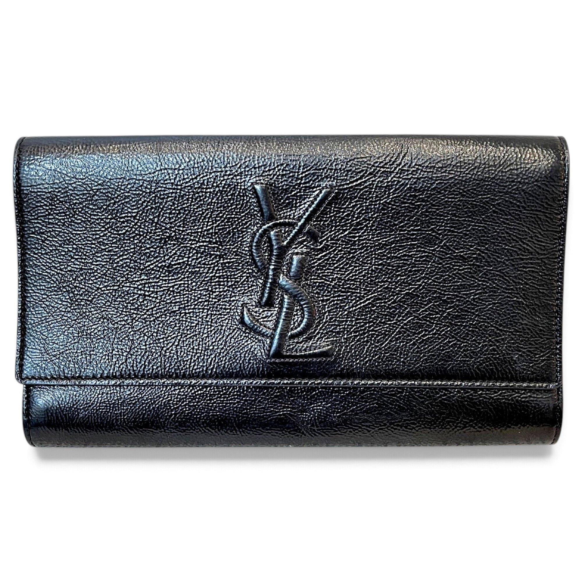 Cassandre leather clutch bag