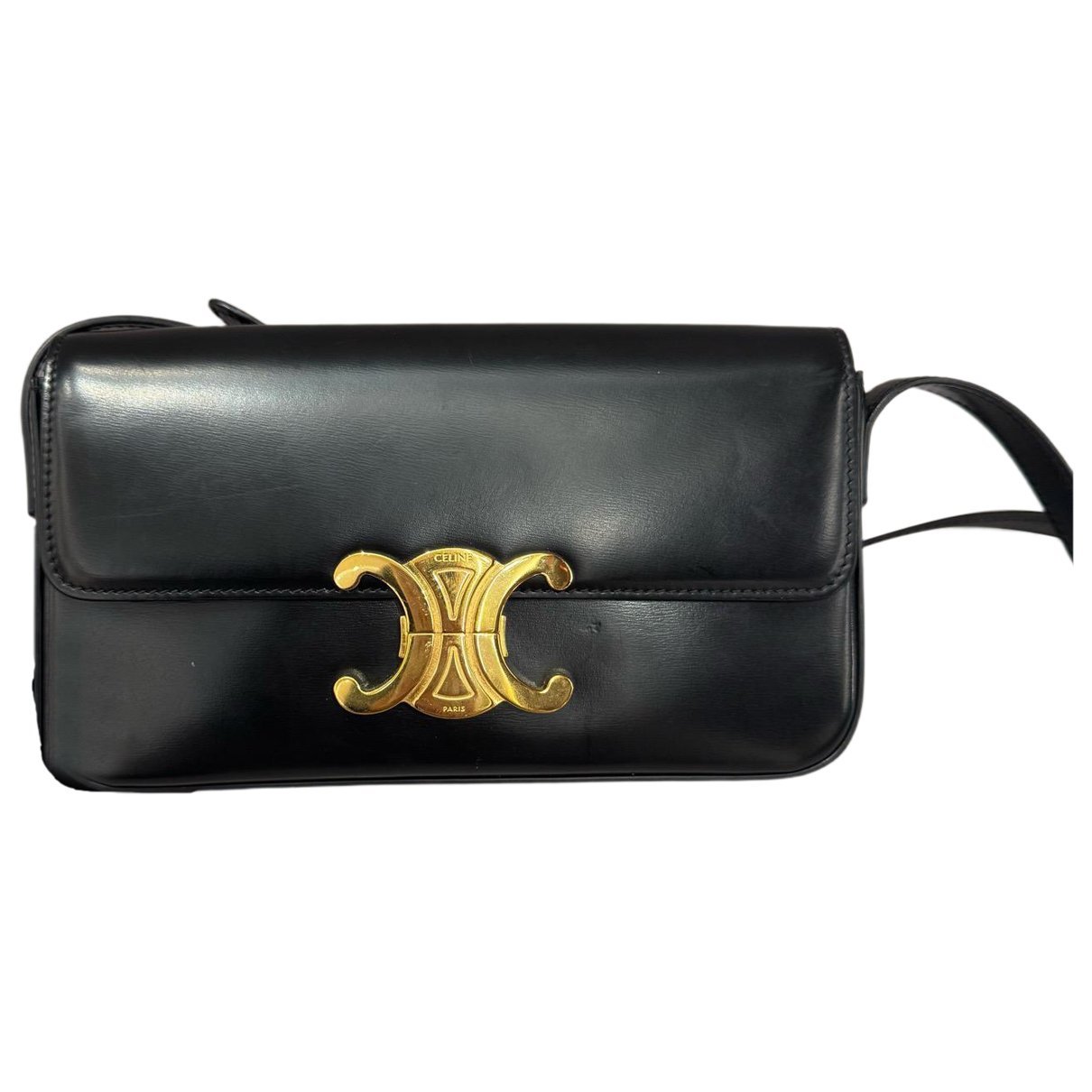Triomphe leather handbag