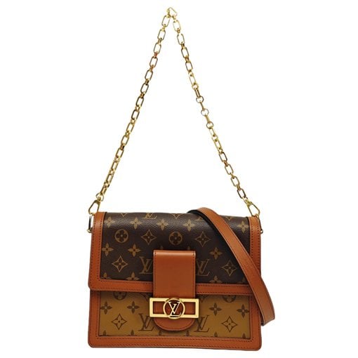 Dauphine leather crossbody bag