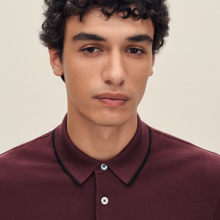 Bourgogne "Piqures Sellier" Polo Shirt