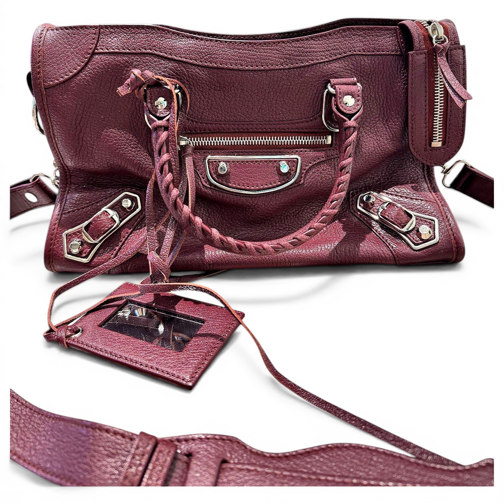 Leather handbag