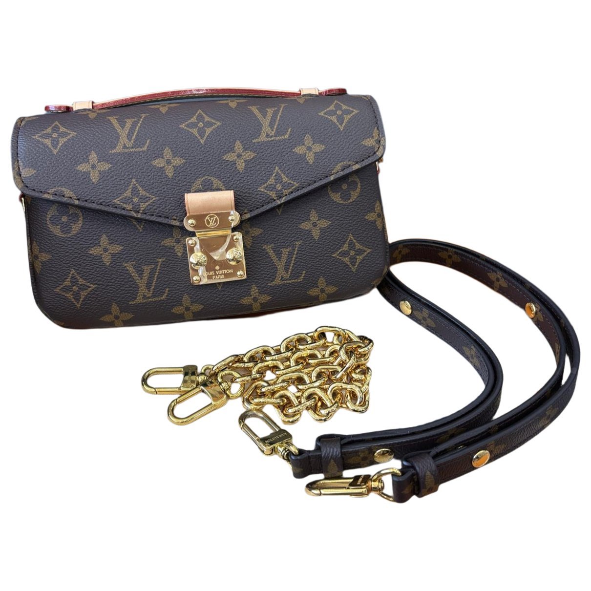 Metis leather handbag
