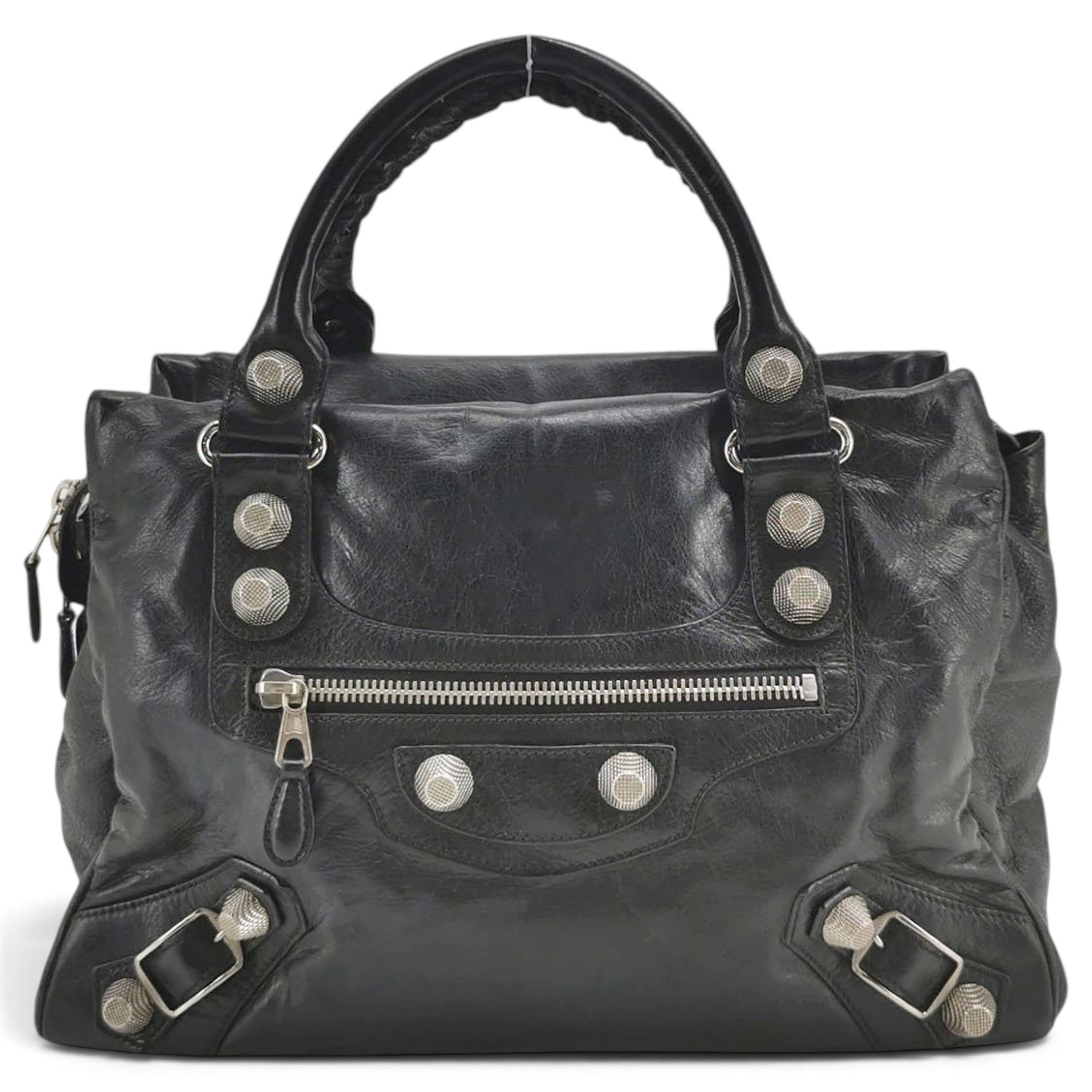 Leather handbag