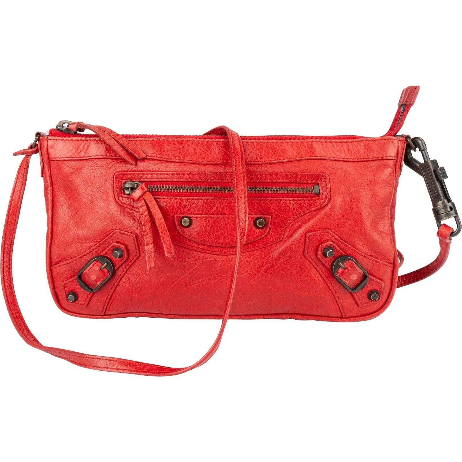 City leather crossbody bag