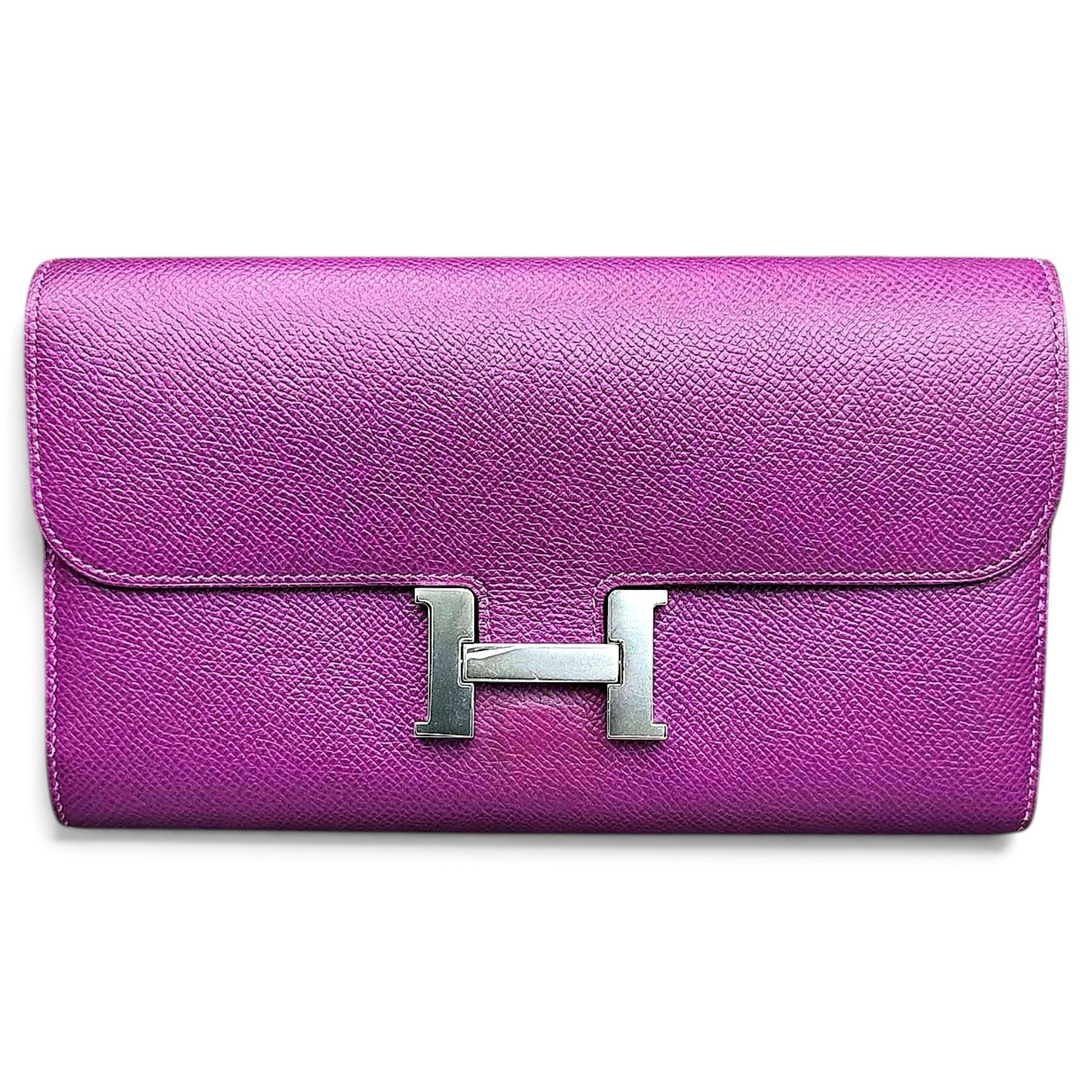 Constance leather clutch bag