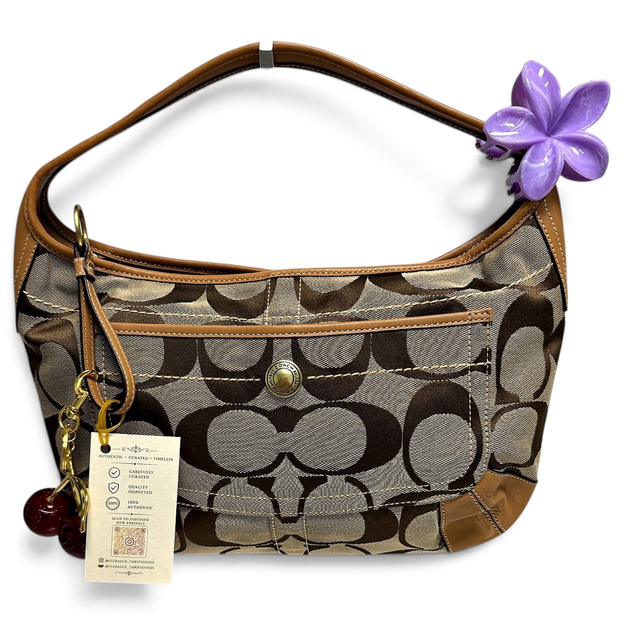 Leather handbag