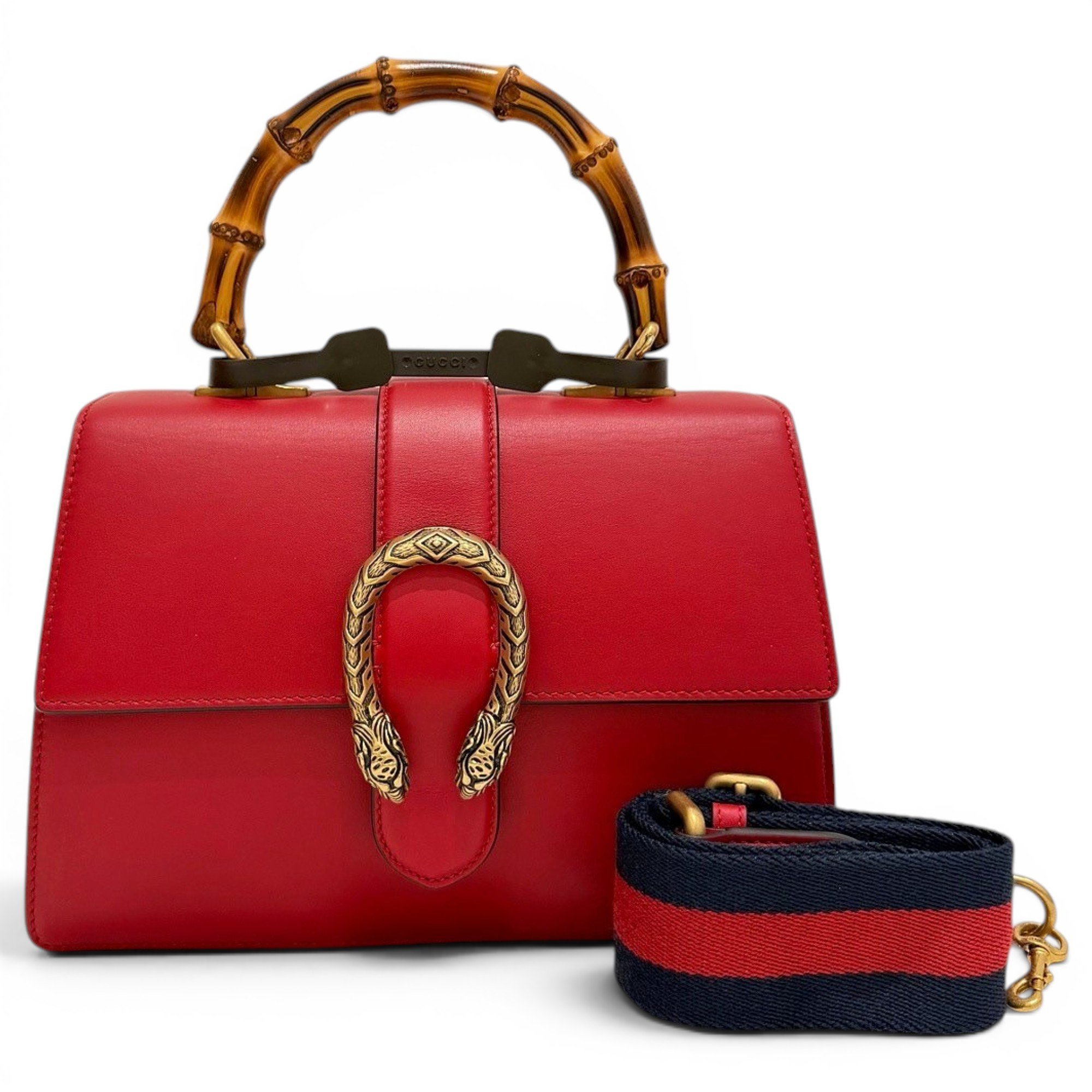 Dionysus Bamboo leather handbag