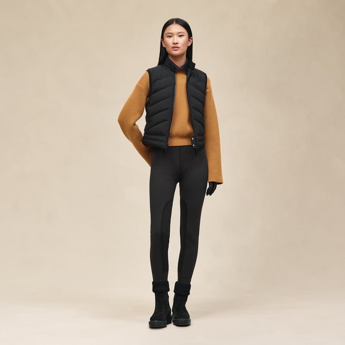 Noir Reversible Sleeveless Jacket