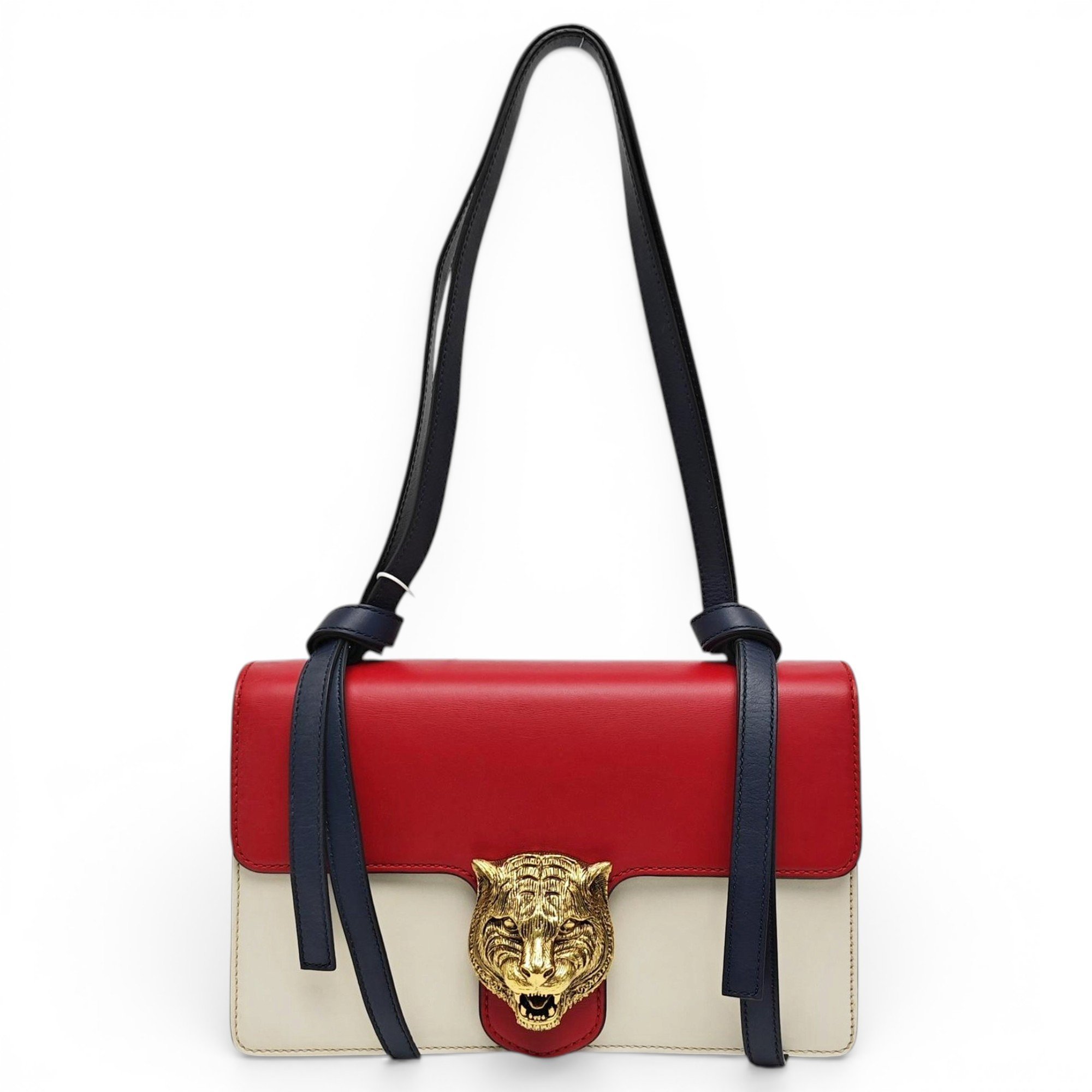 Animalier leather handbag