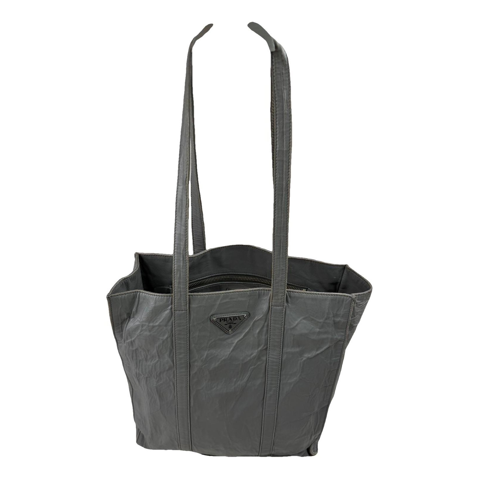 Panier leather handbag