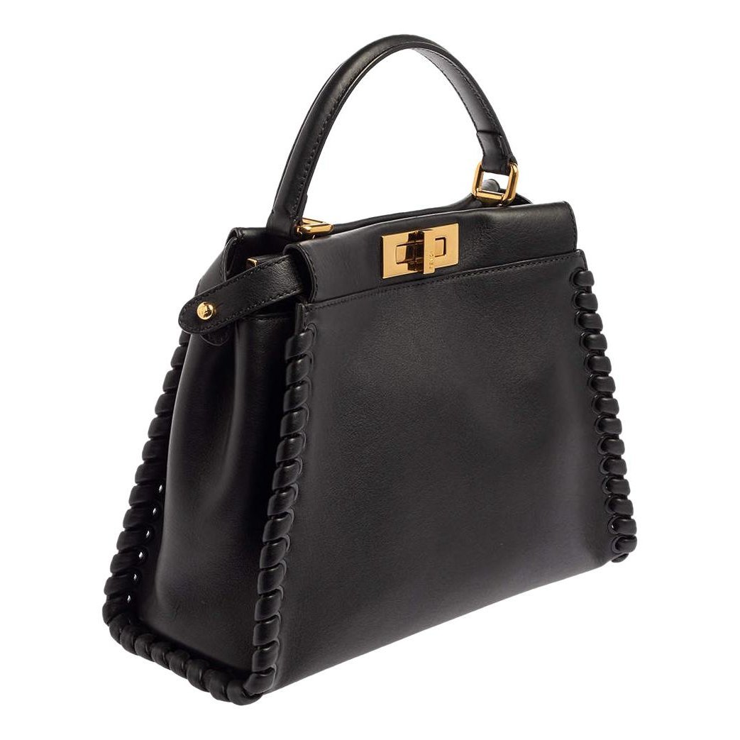 Peekaboo leather handbag