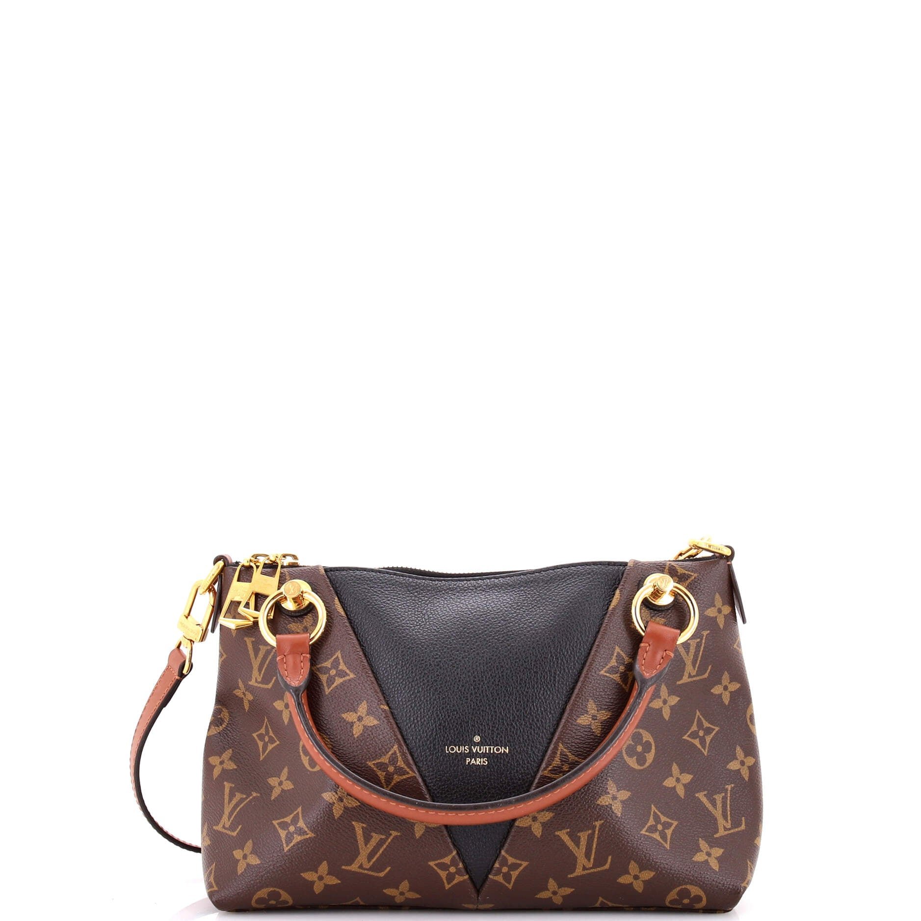 V Tote Monogram Canvas and Leather BB