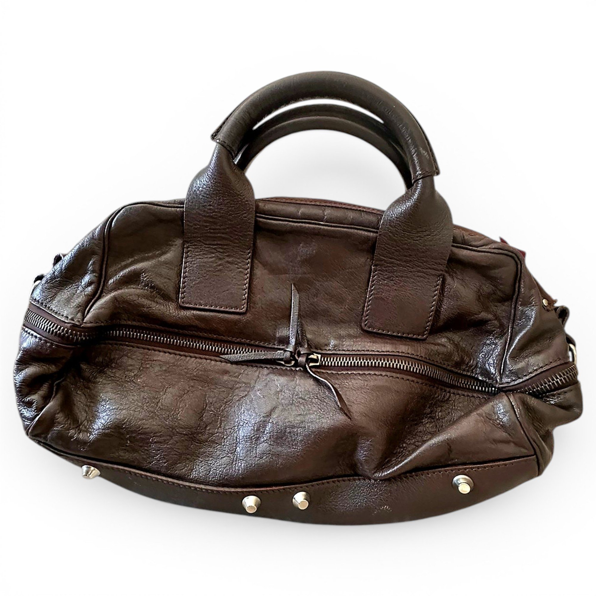 Leather handbag
